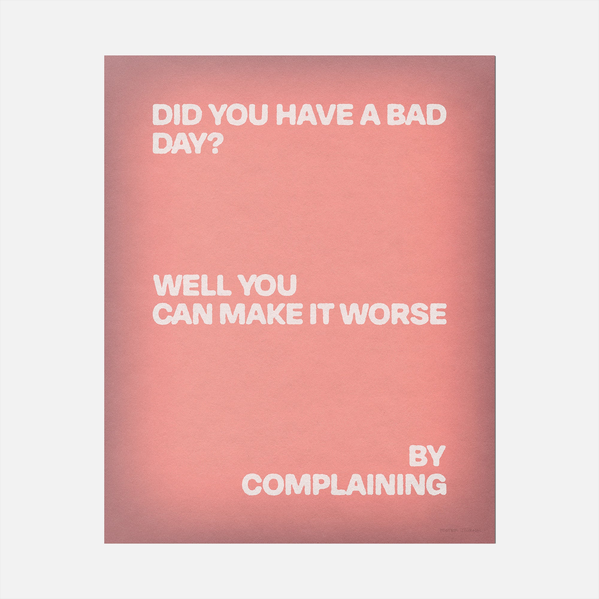 COMPLAINING PRINT