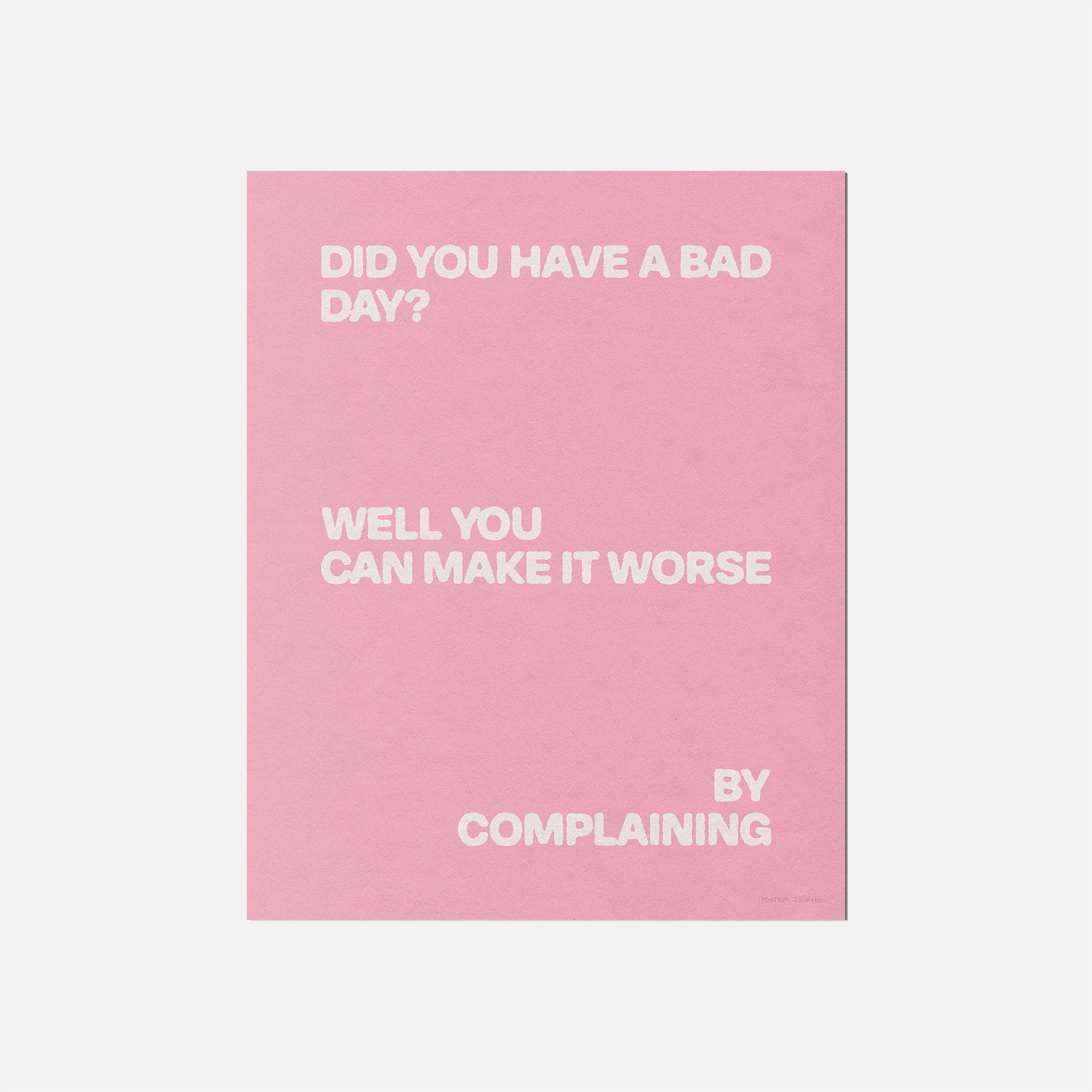 COMPLAINING PRINT