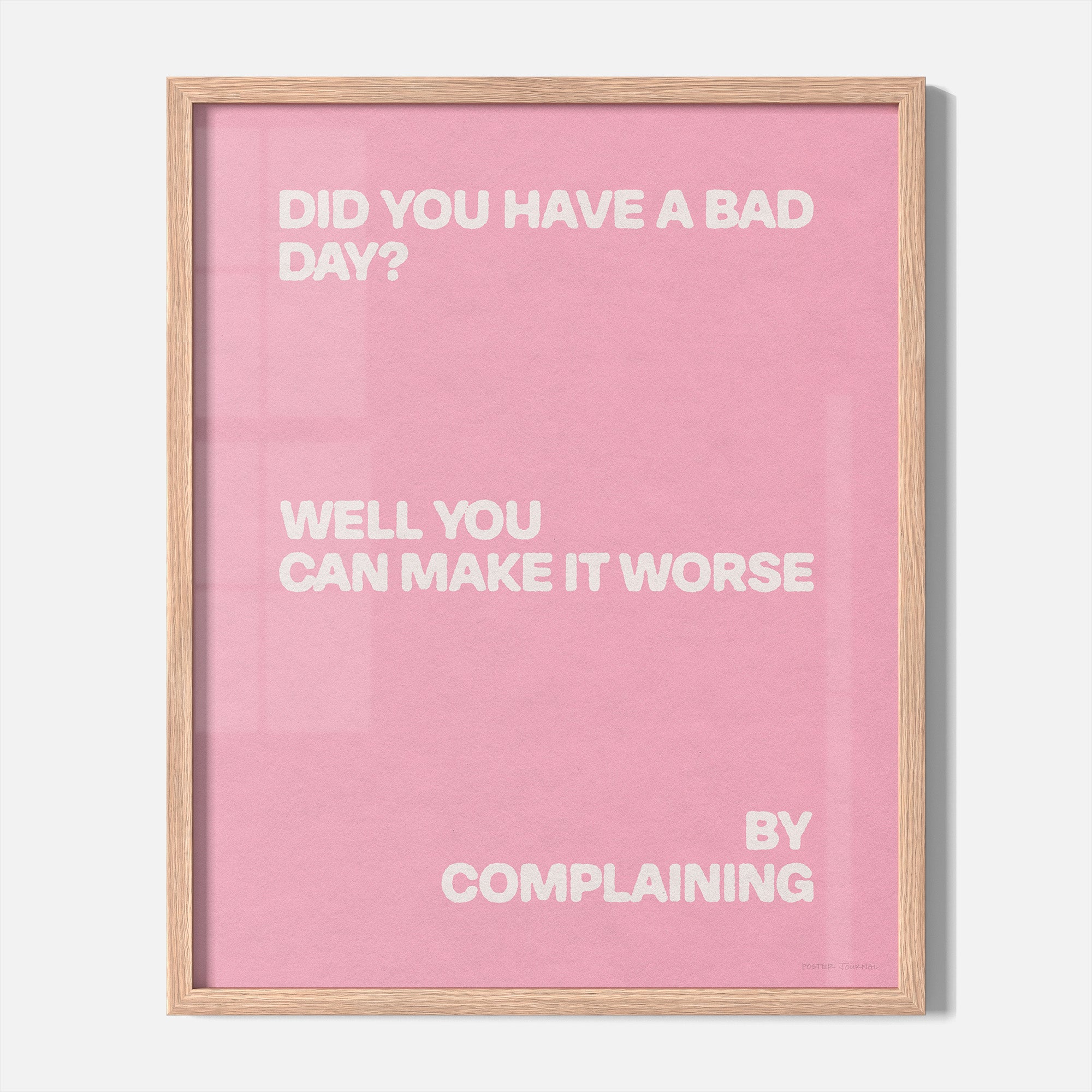 COMPLAINING PRINT