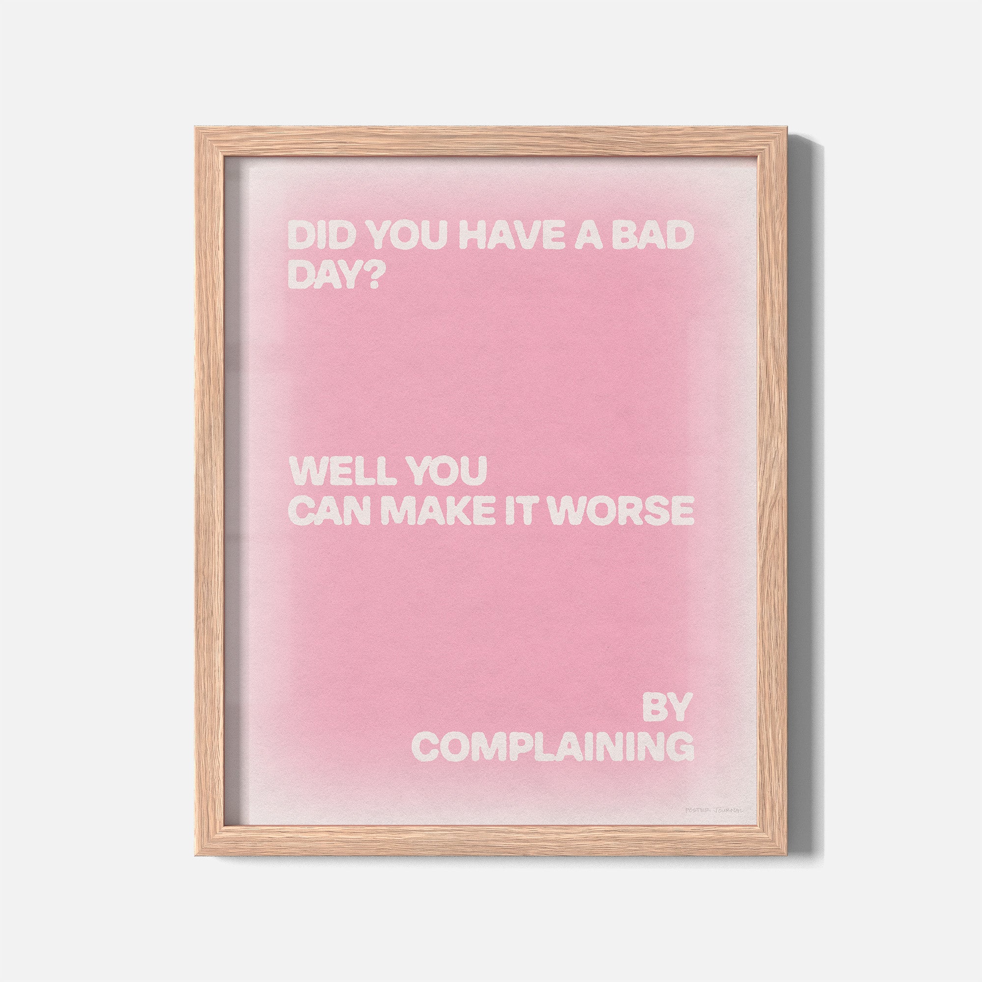 COMPLAINING PRINT