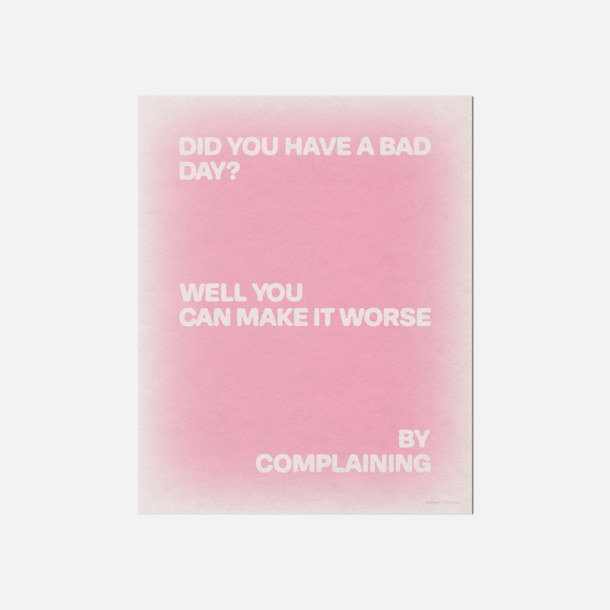 COMPLAINING PRINT