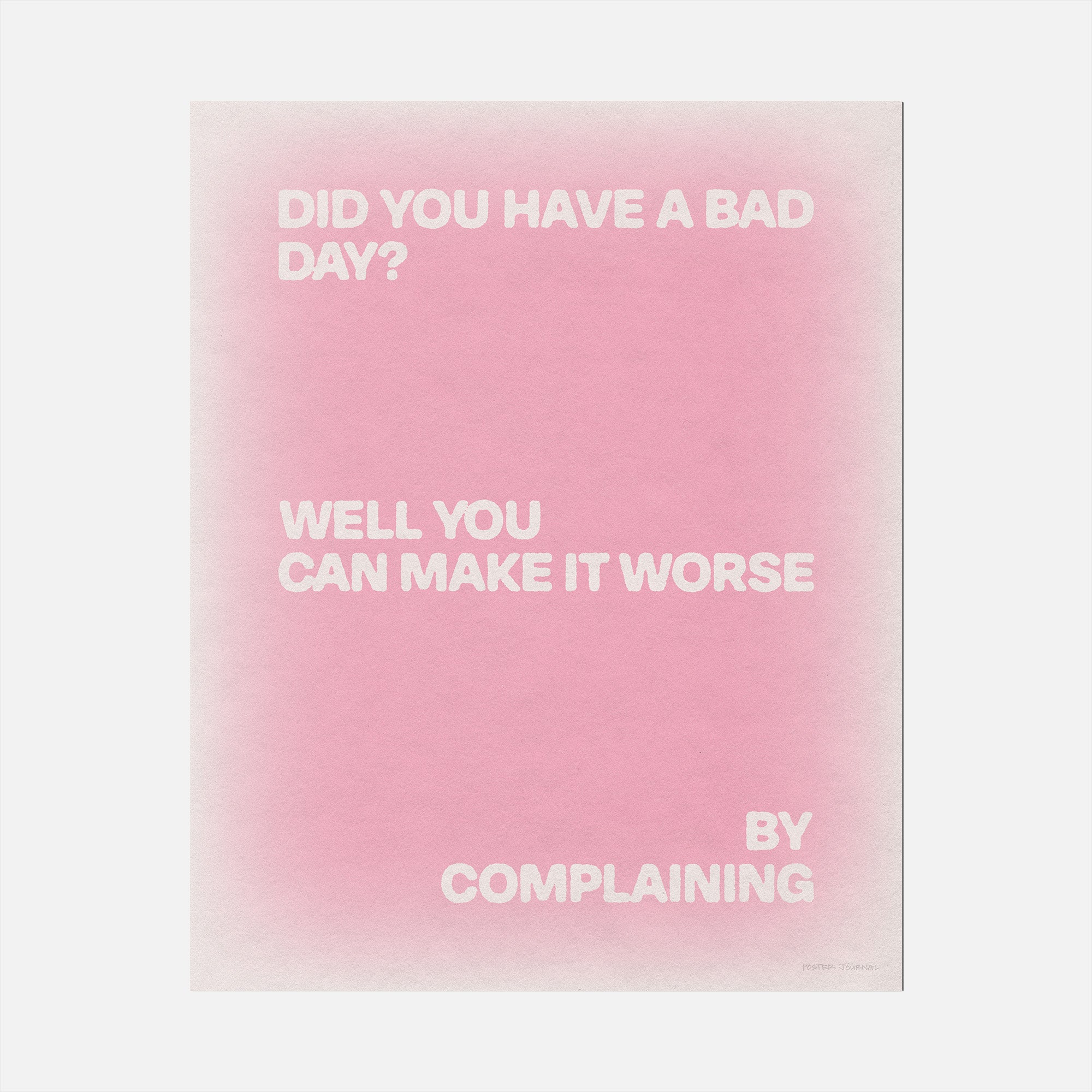 COMPLAINING PRINT