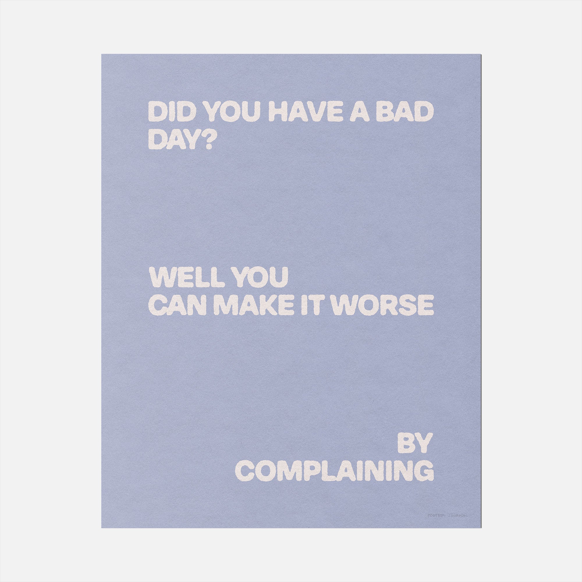 COMPLAINING PRINT