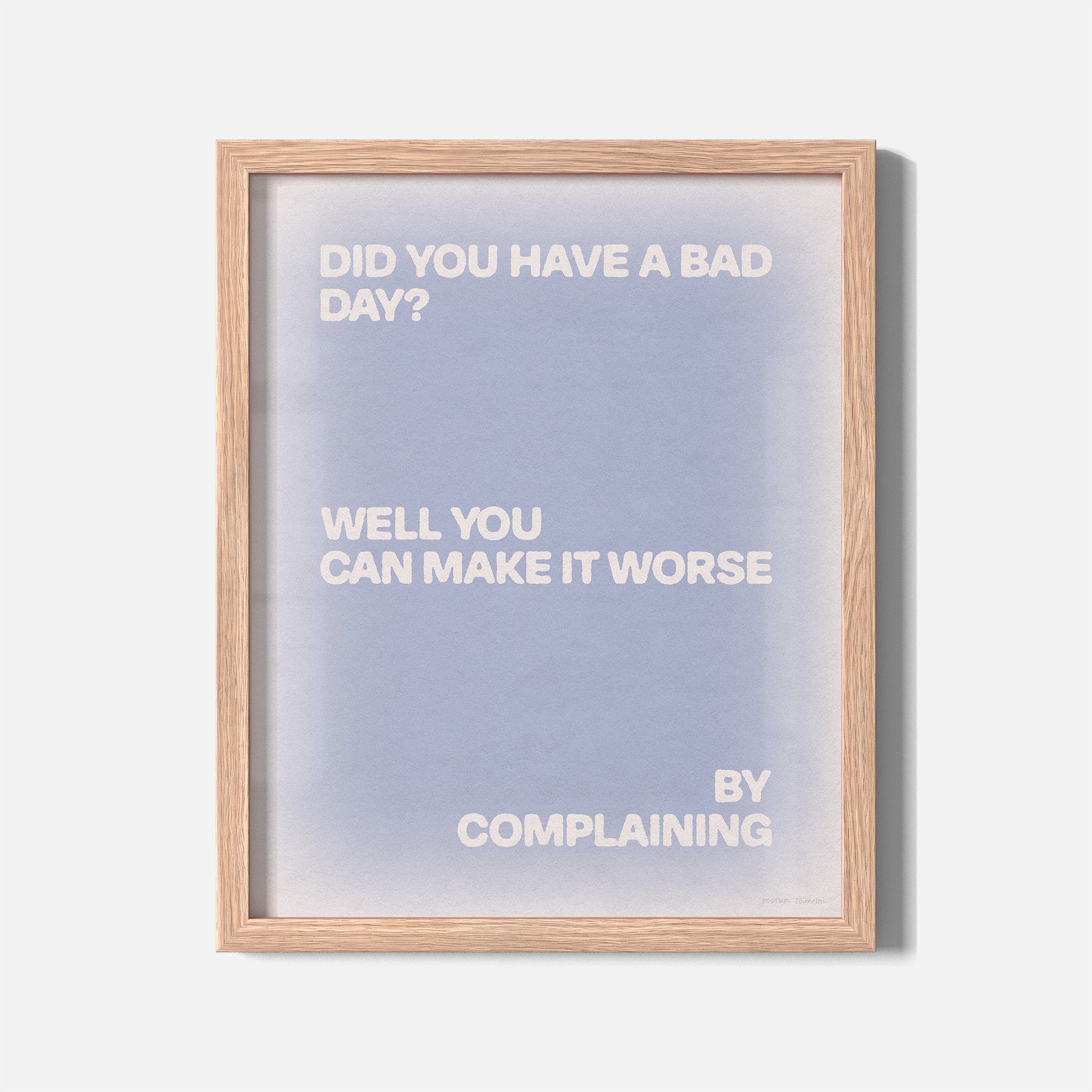 COMPLAINING PRINT