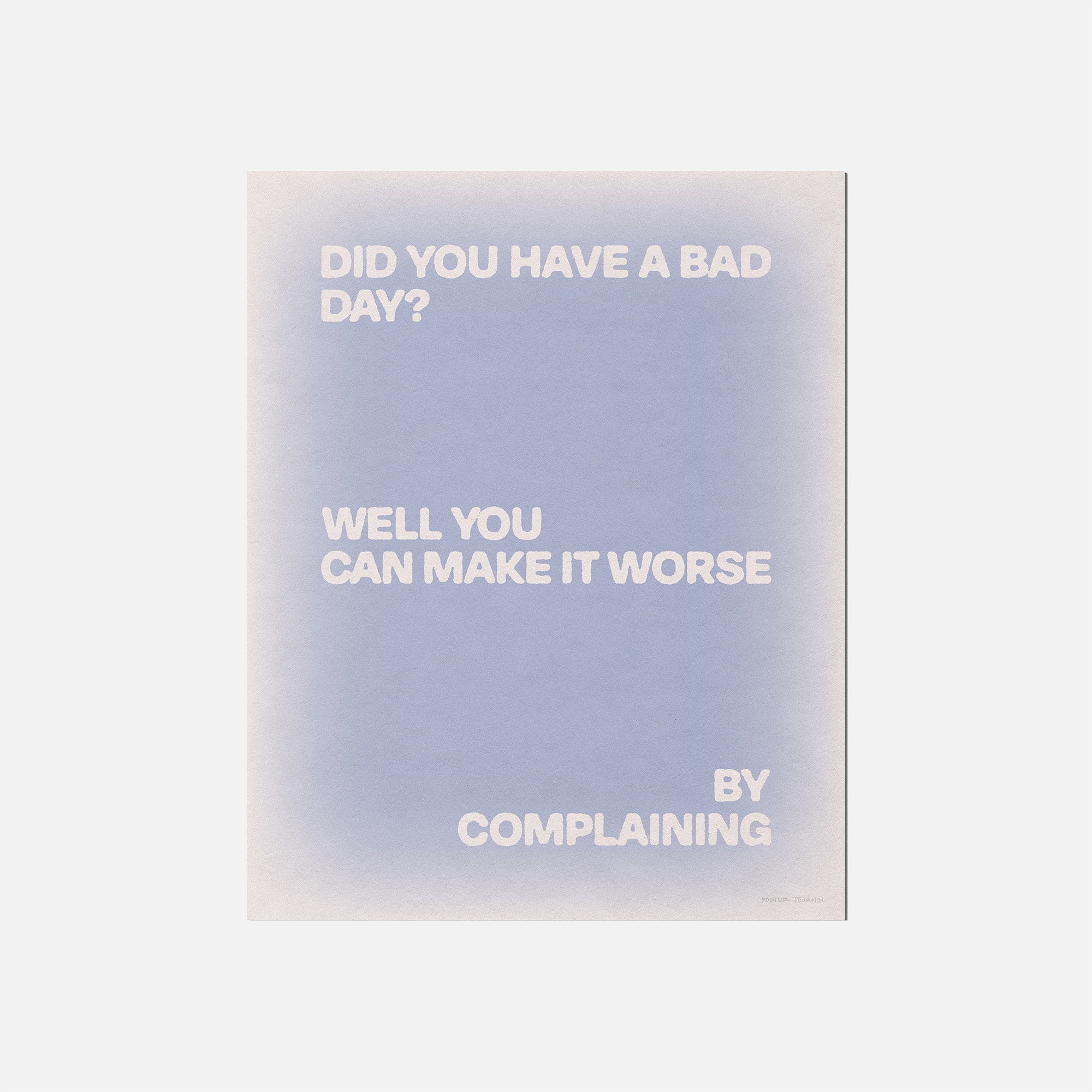 COMPLAINING PRINT