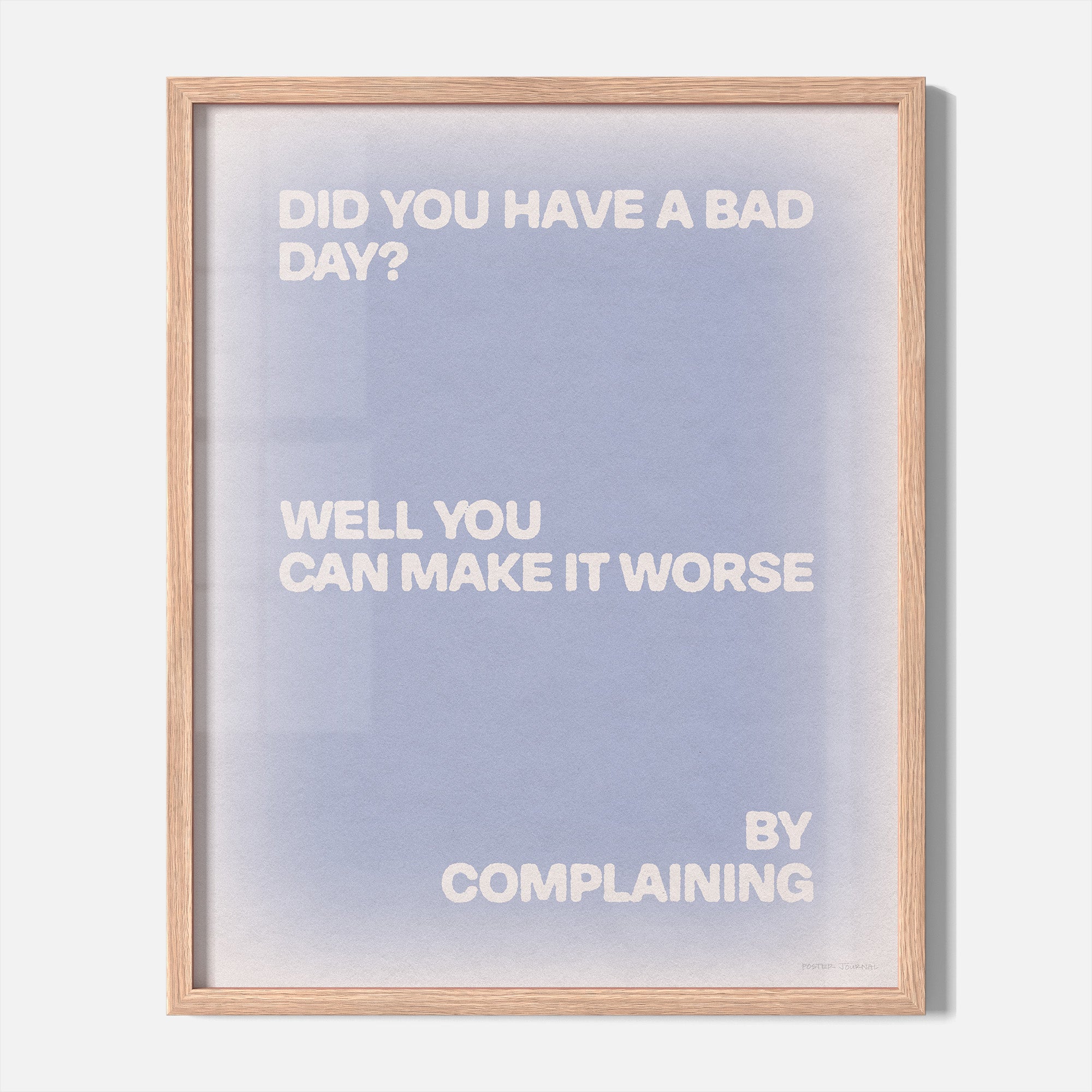 COMPLAINING PRINT