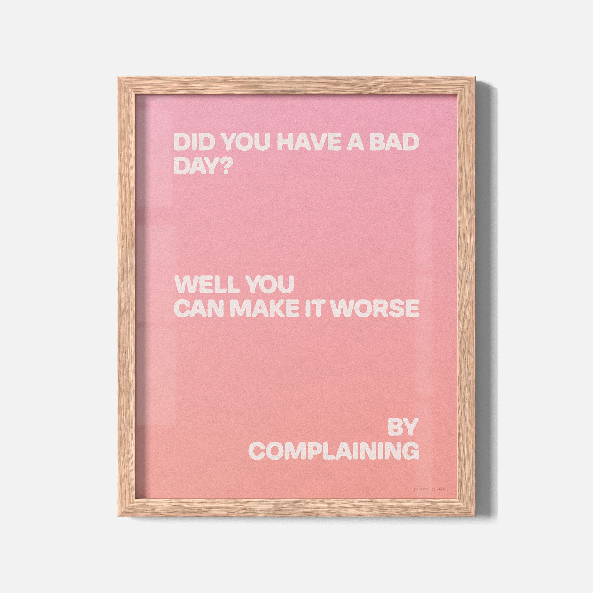 COMPLAINING PRINT