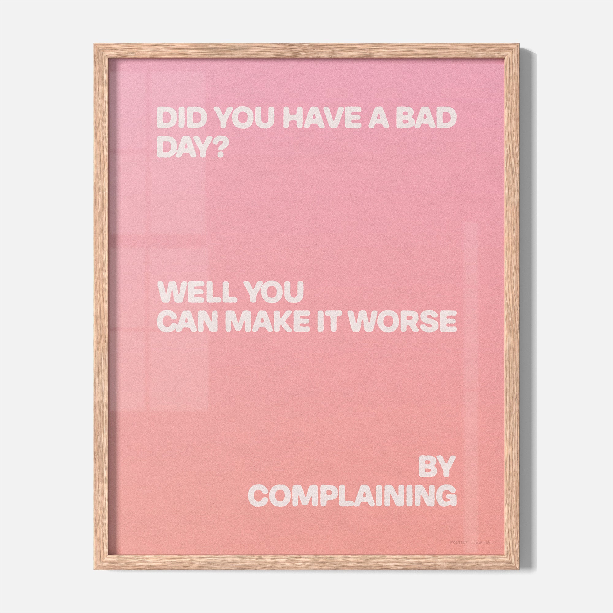 COMPLAINING PRINT