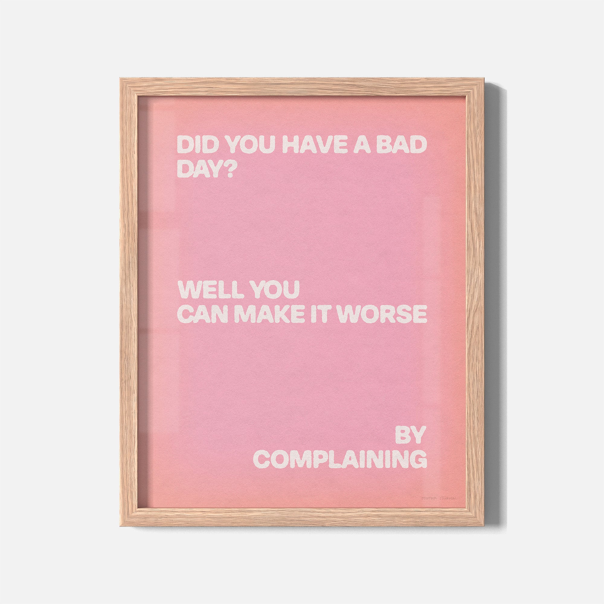 COMPLAINING PRINT