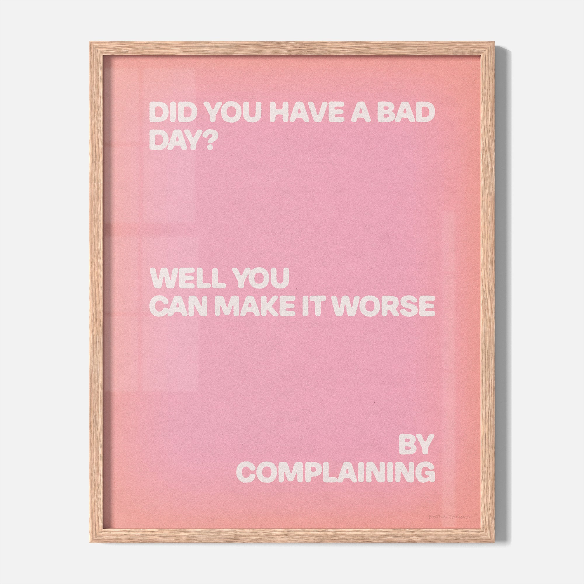COMPLAINING PRINT