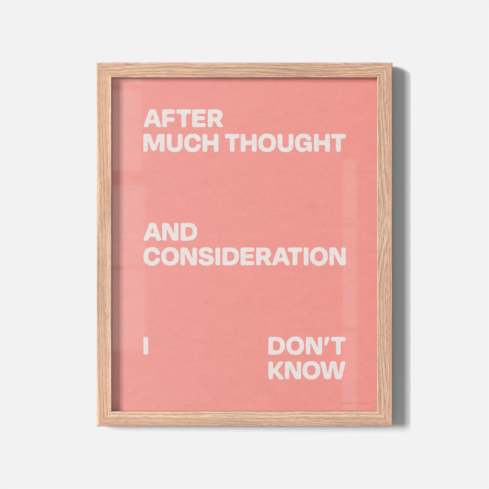 CONSIDERATION PRINT