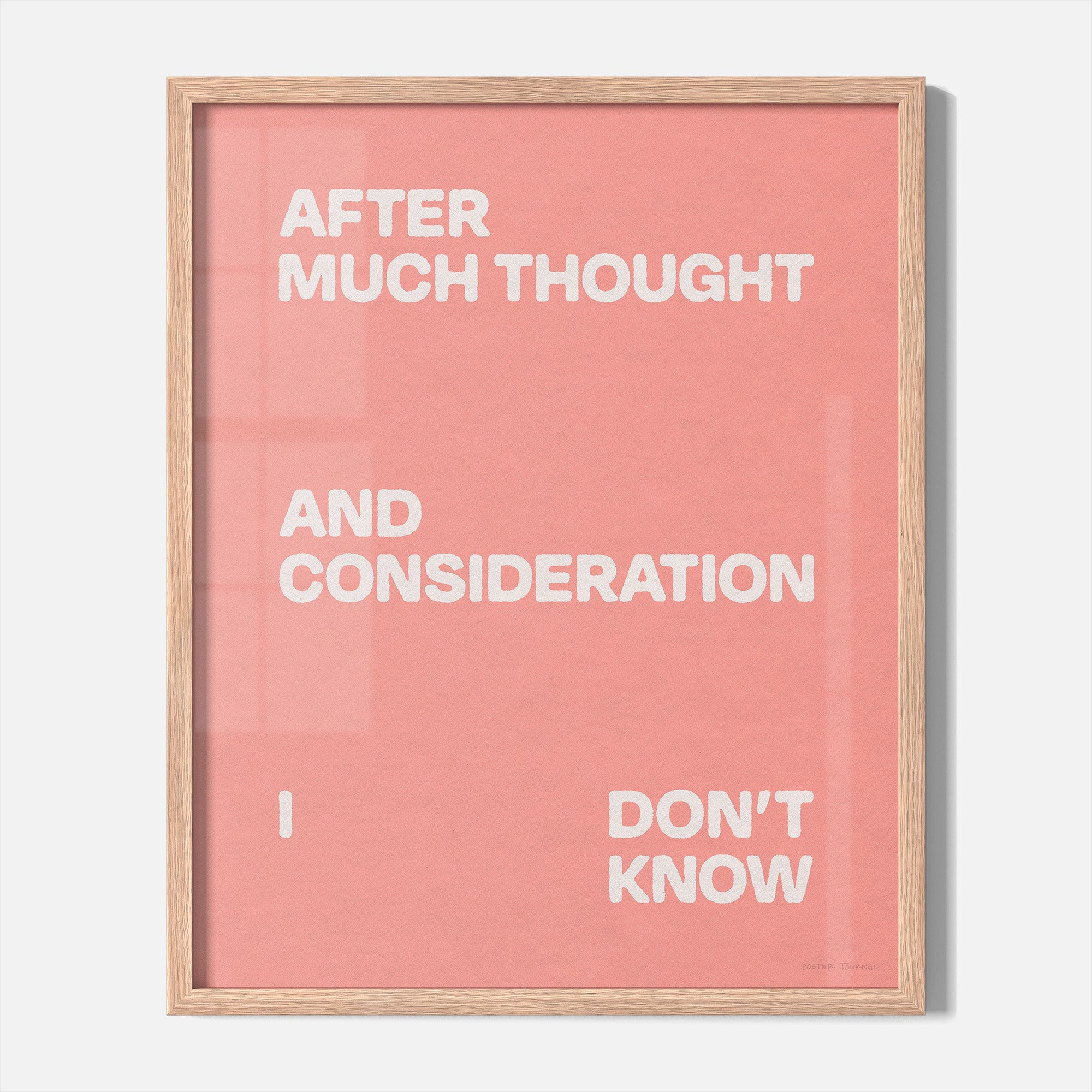 CONSIDERATION PRINT