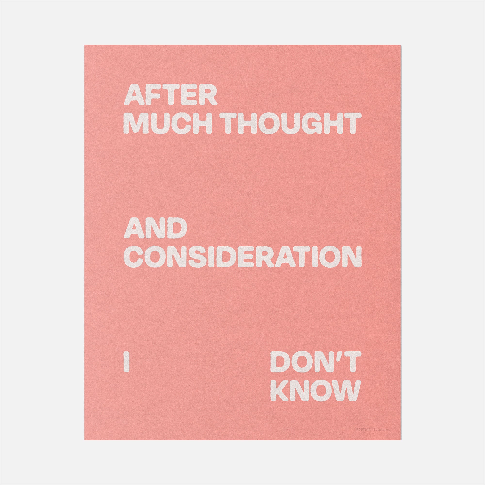 CONSIDERATION PRINT