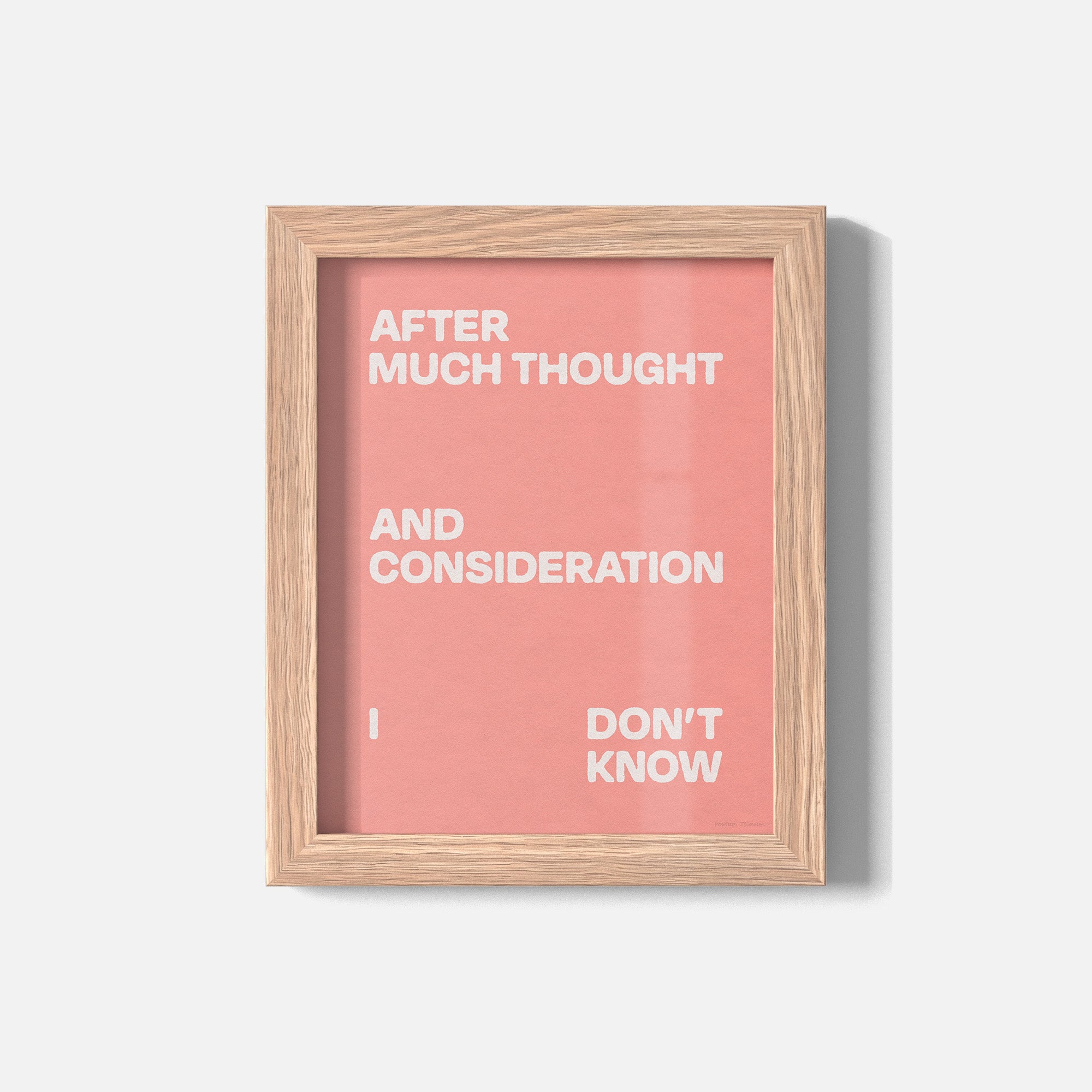 CONSIDERATION PRINT