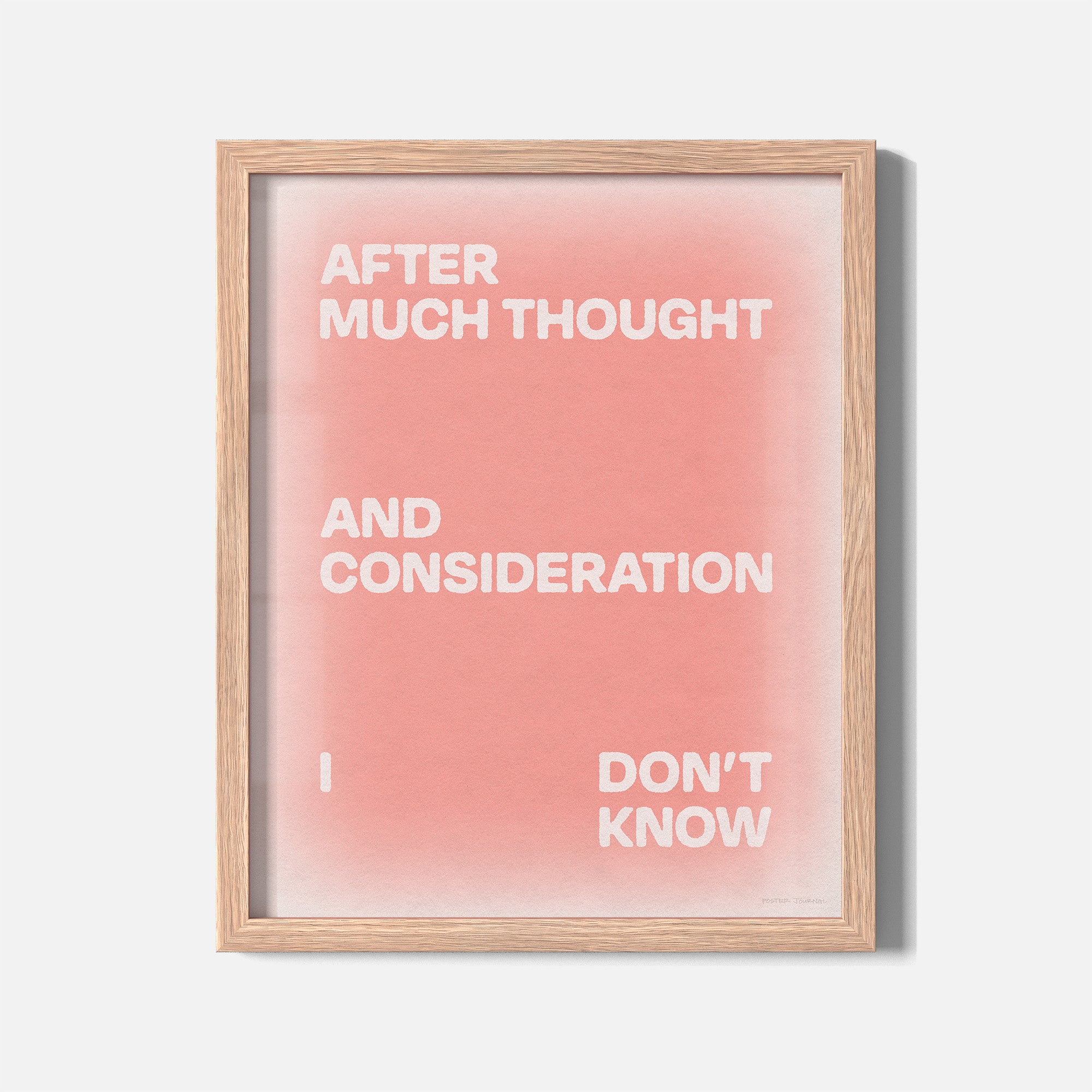 CONSIDERATION PRINT