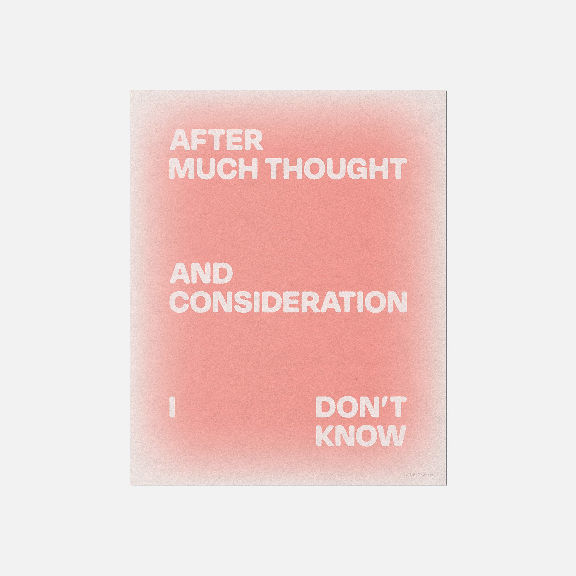 CONSIDERATION PRINT