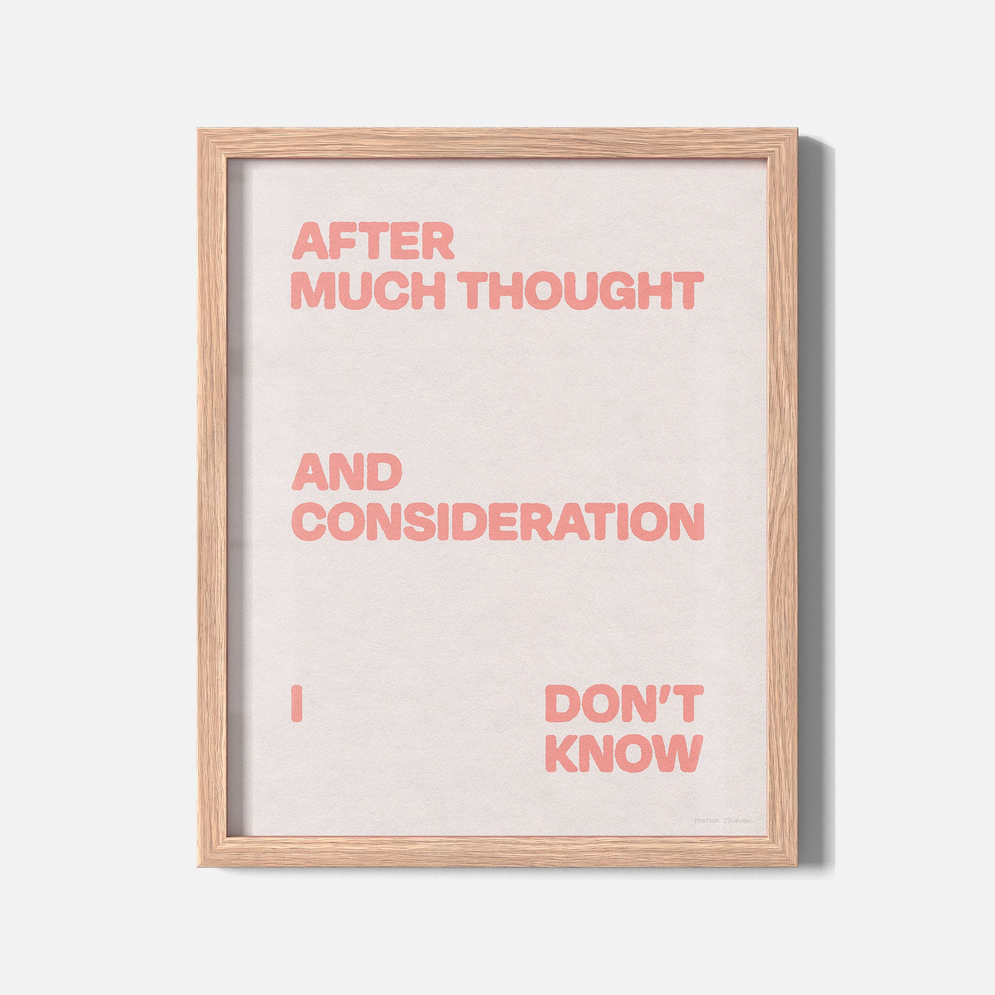 CONSIDERATION PRINT