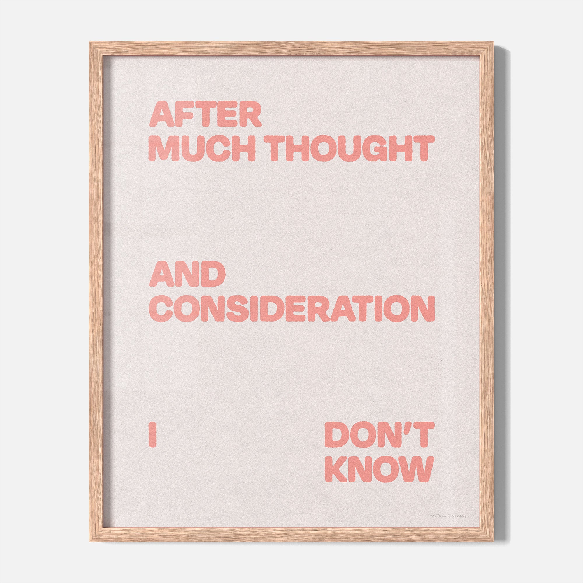 CONSIDERATION PRINT