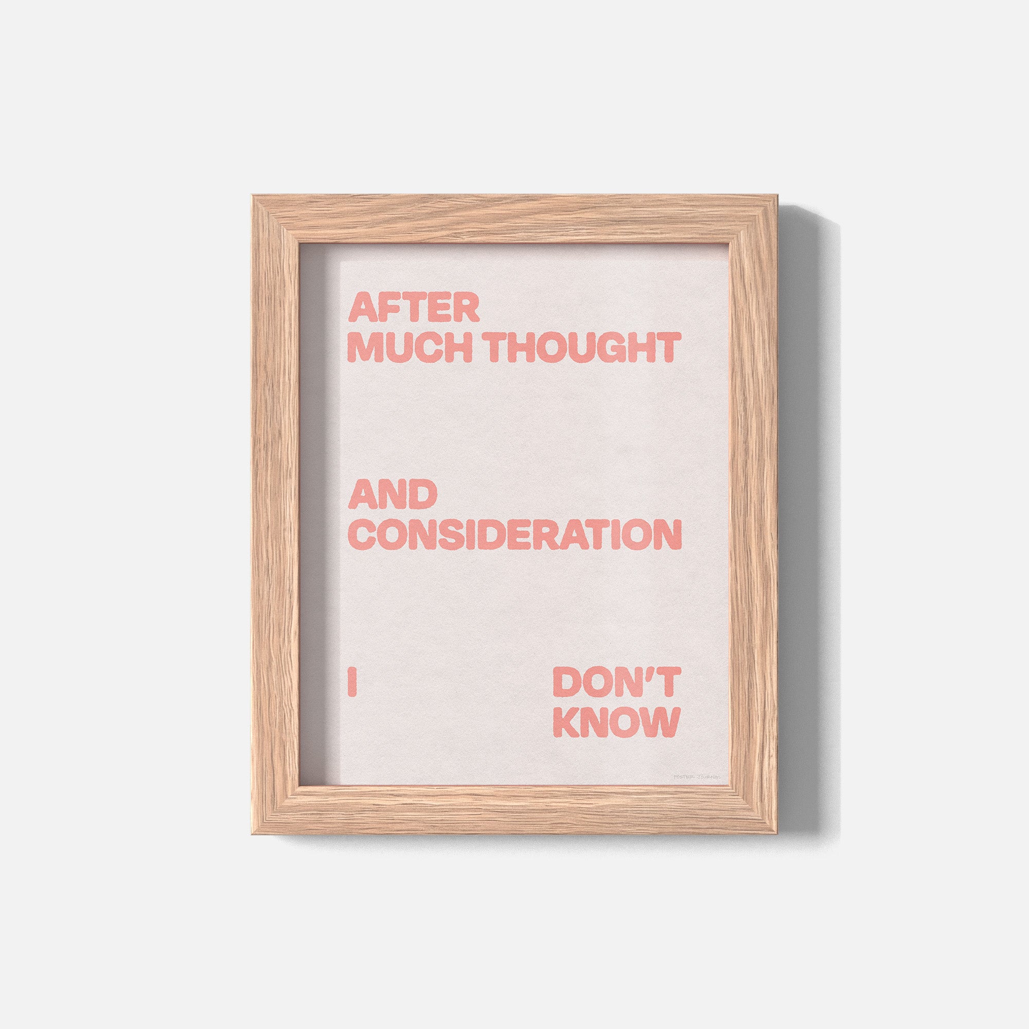 CONSIDERATION PRINT