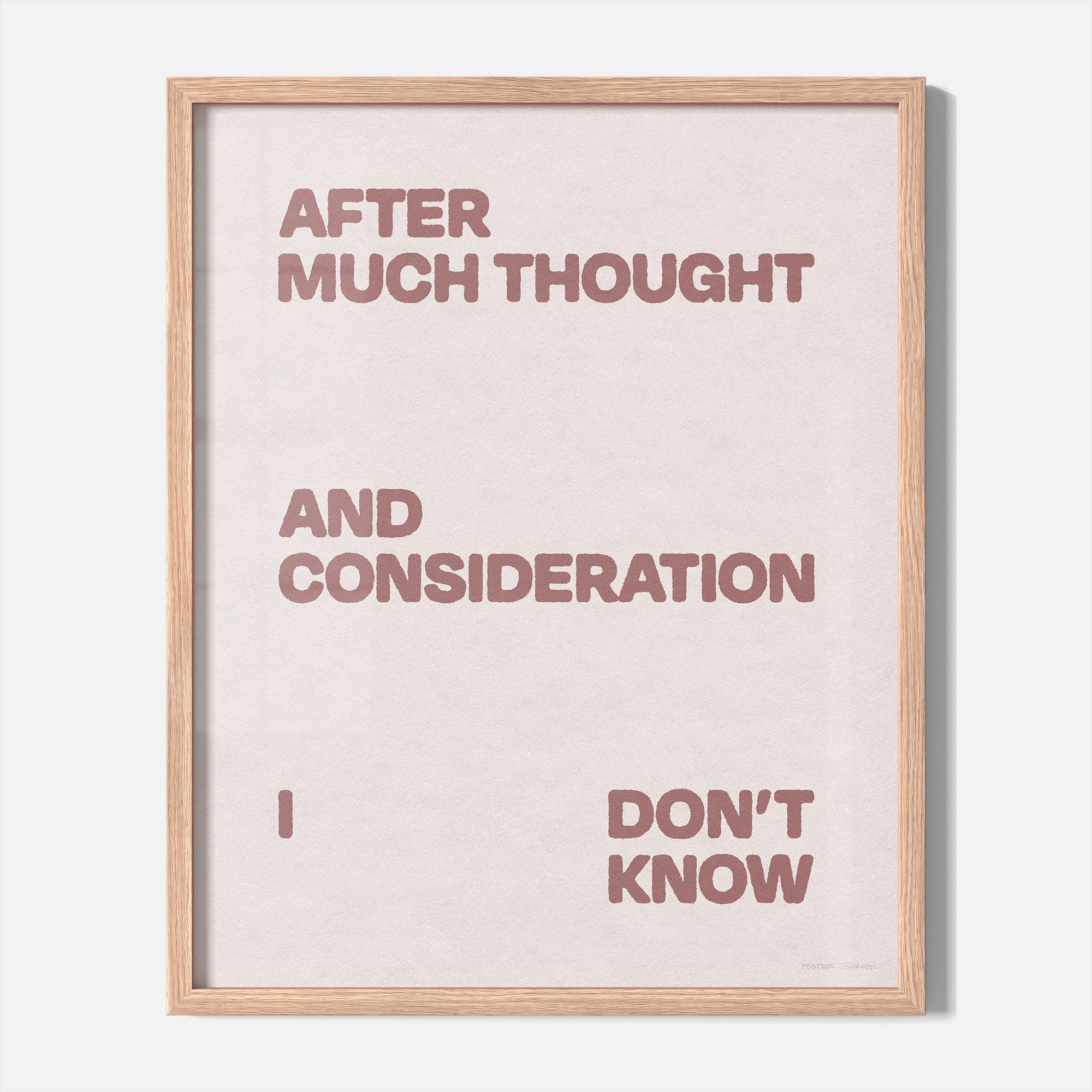 CONSIDERATION PRINT