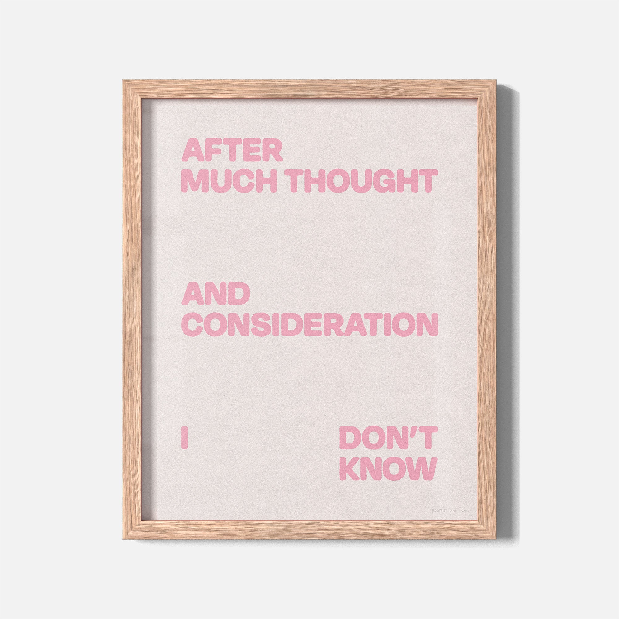CONSIDERATION PRINT