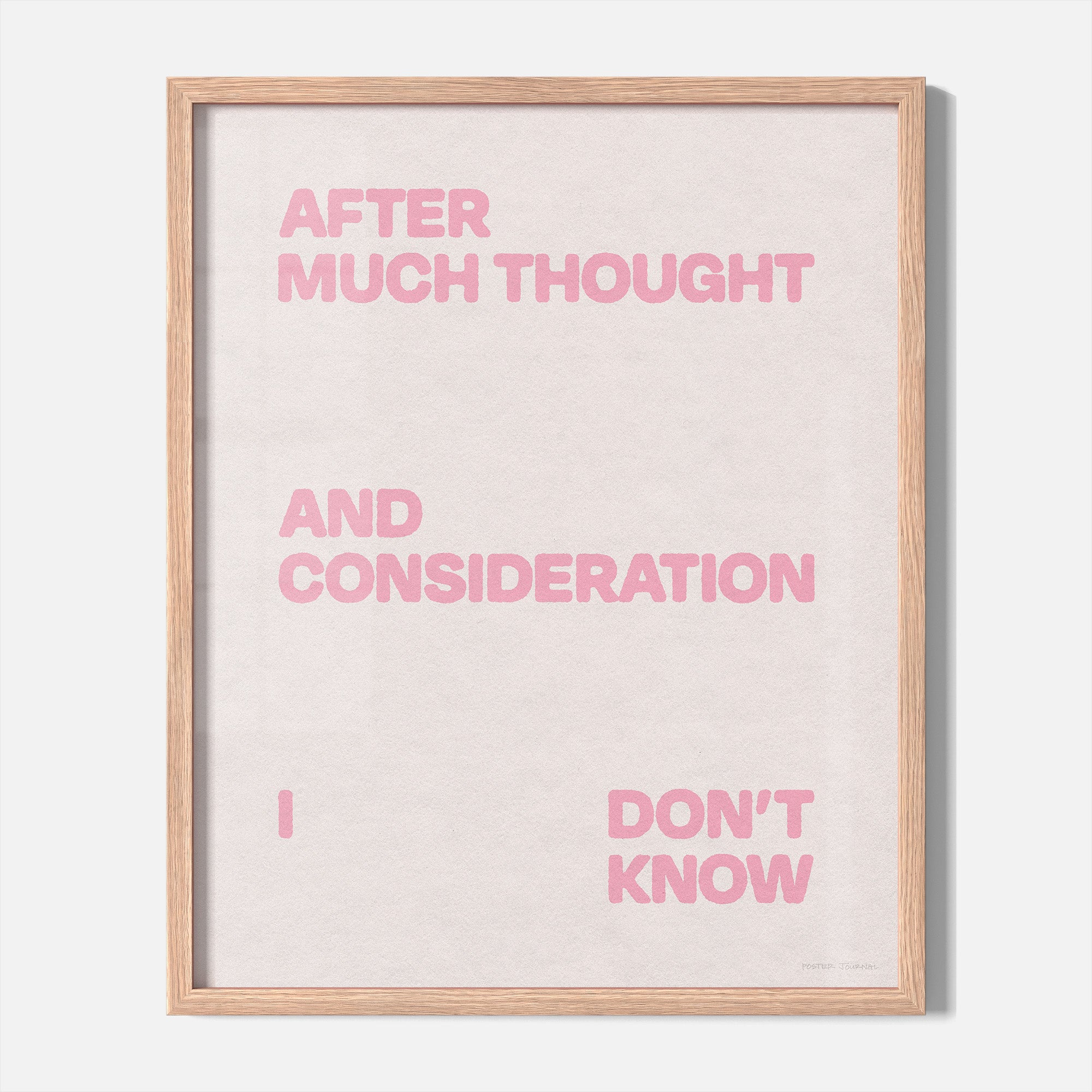 CONSIDERATION PRINT