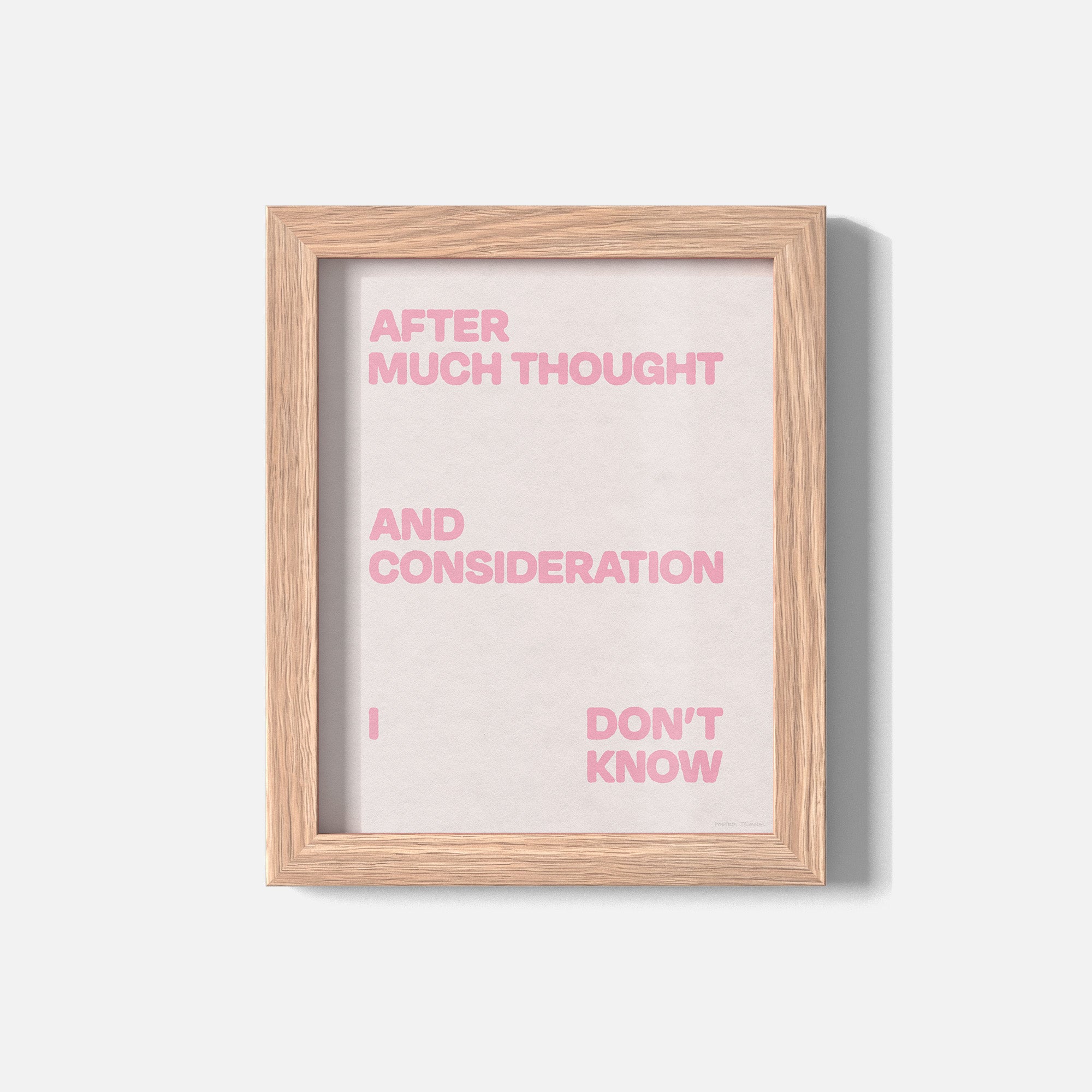 CONSIDERATION PRINT