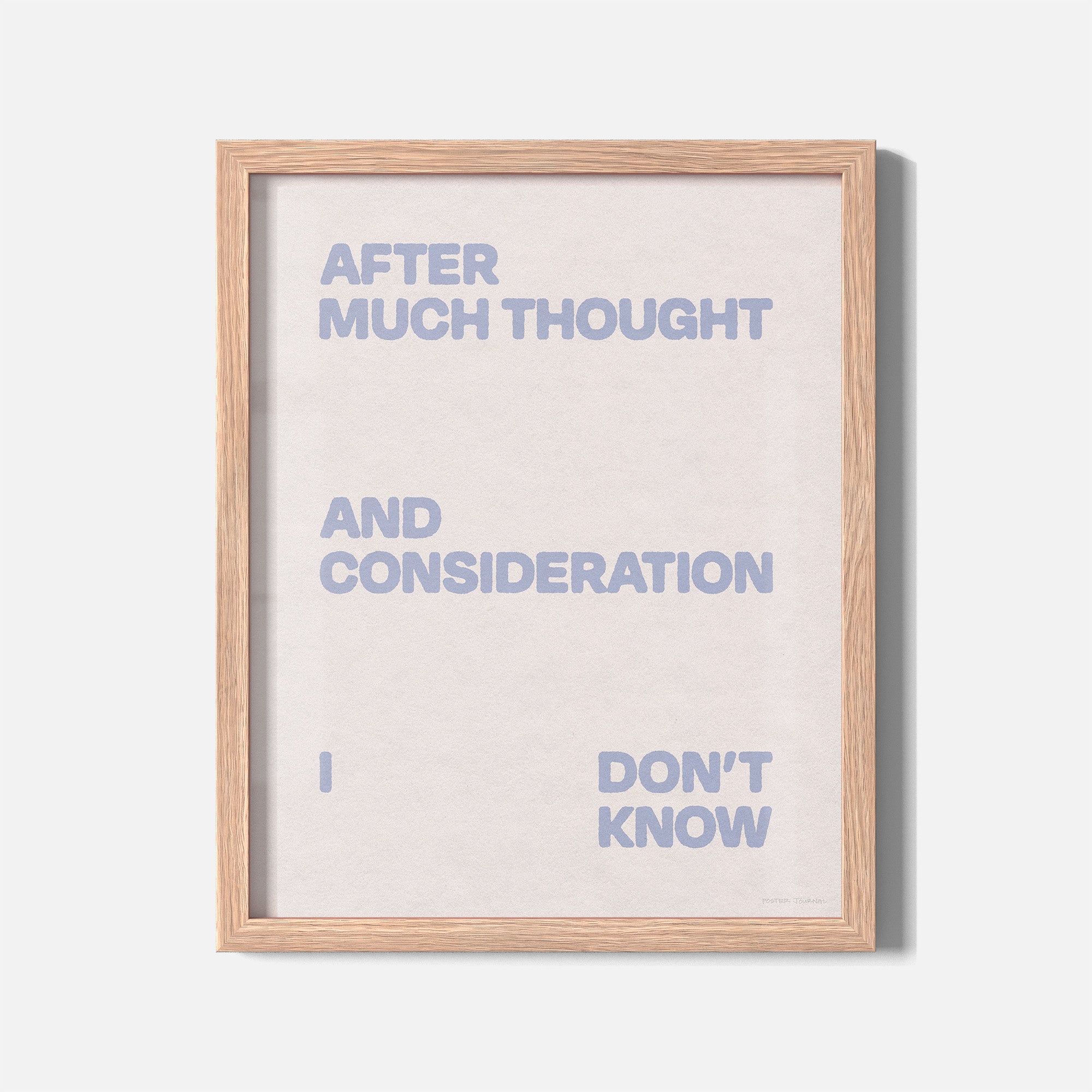 CONSIDERATION PRINT