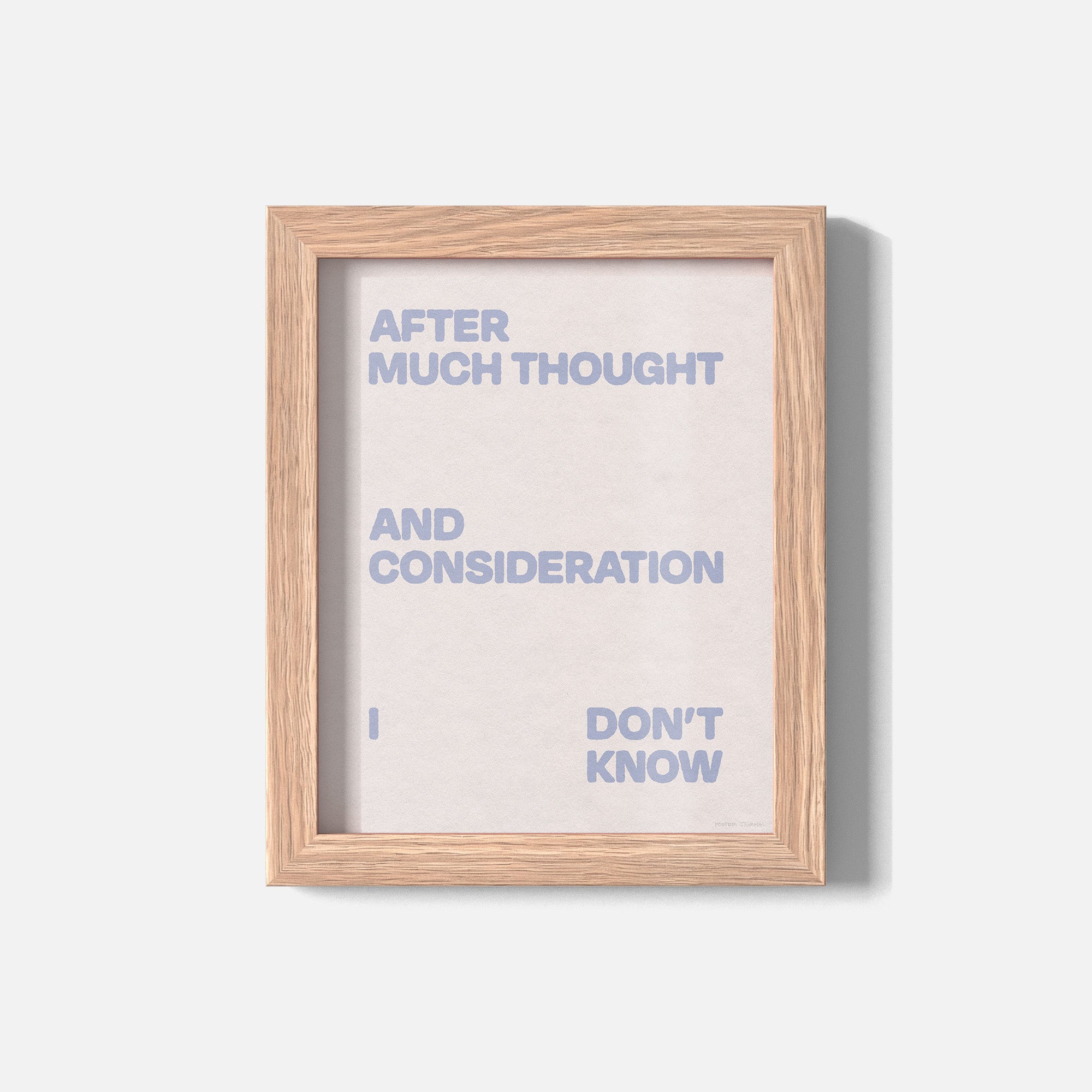 CONSIDERATION PRINT