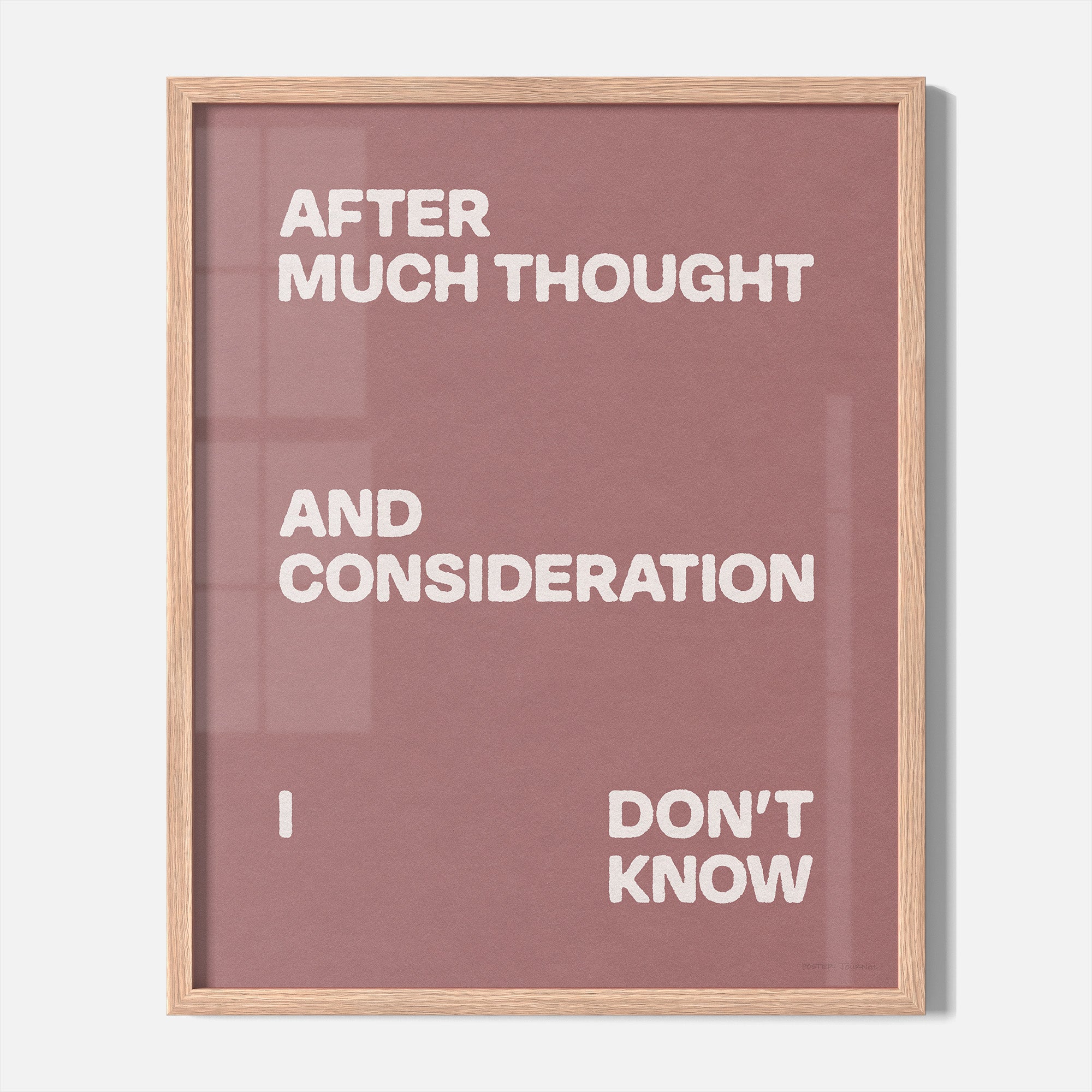 CONSIDERATION PRINT