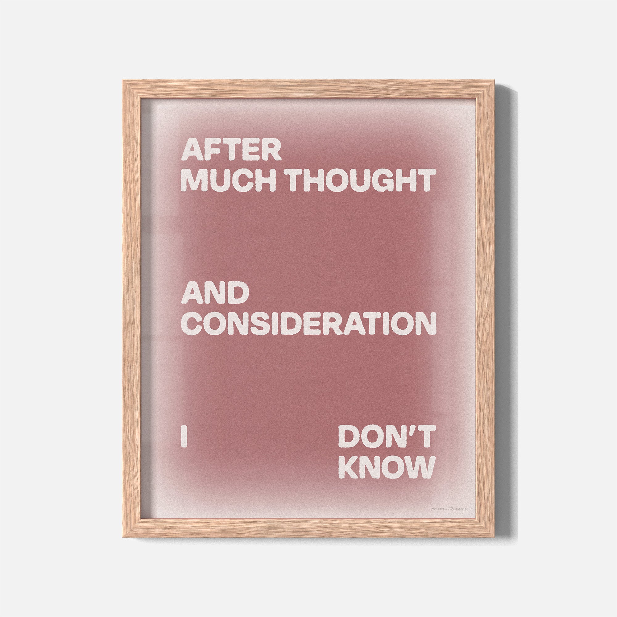 CONSIDERATION PRINT