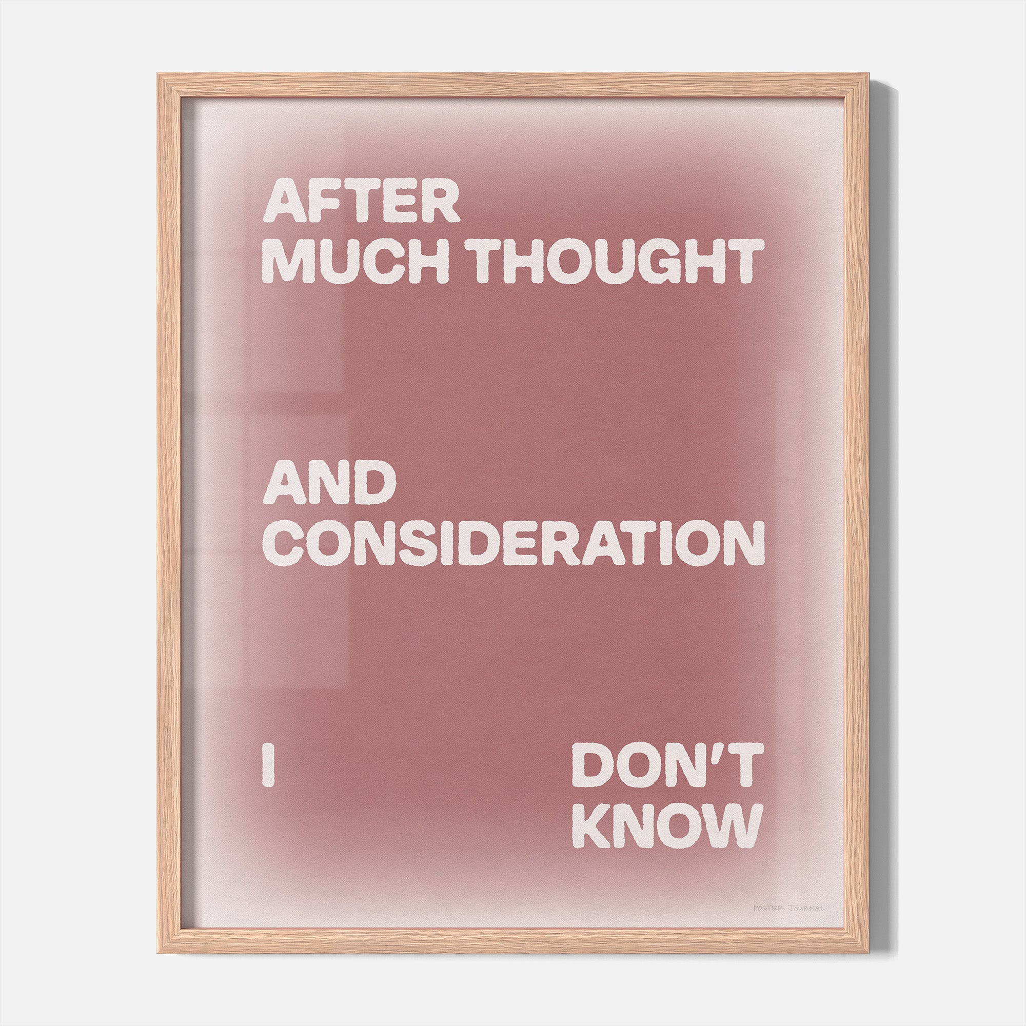 CONSIDERATION PRINT