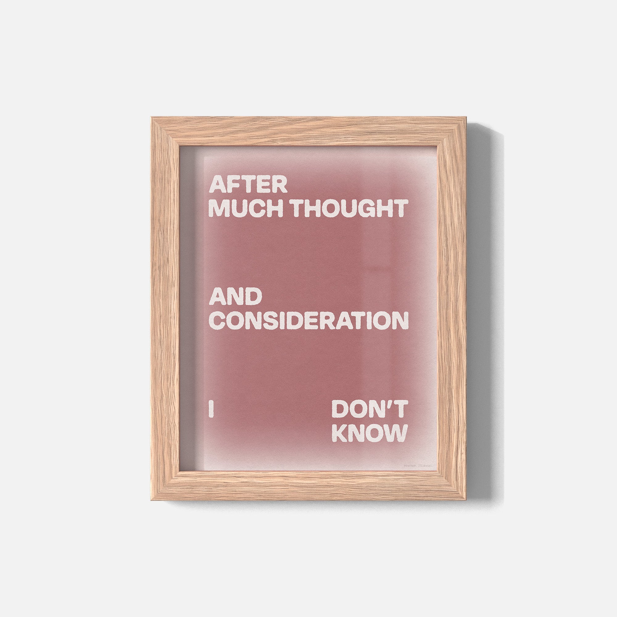 CONSIDERATION PRINT