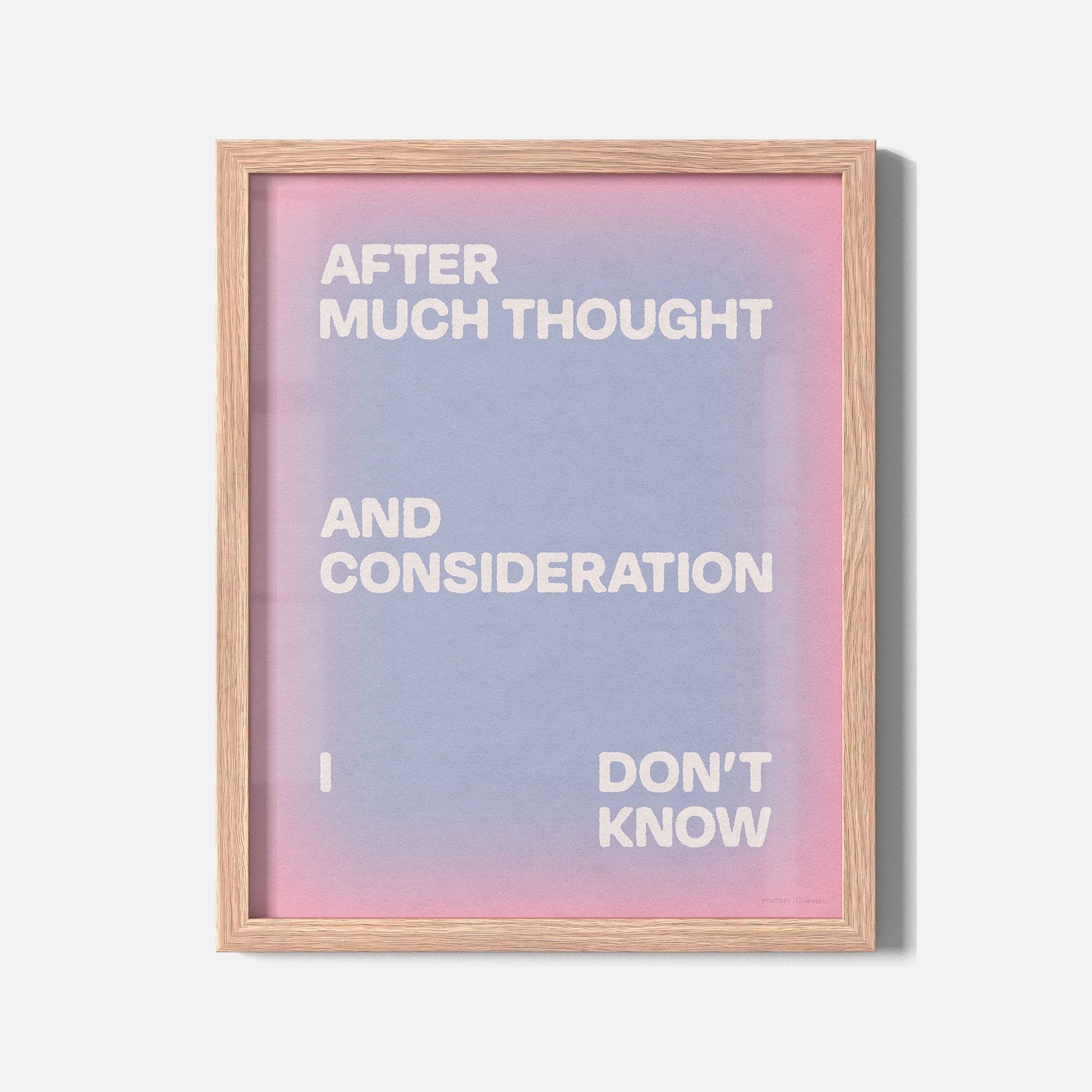 CONSIDERATION PRINT