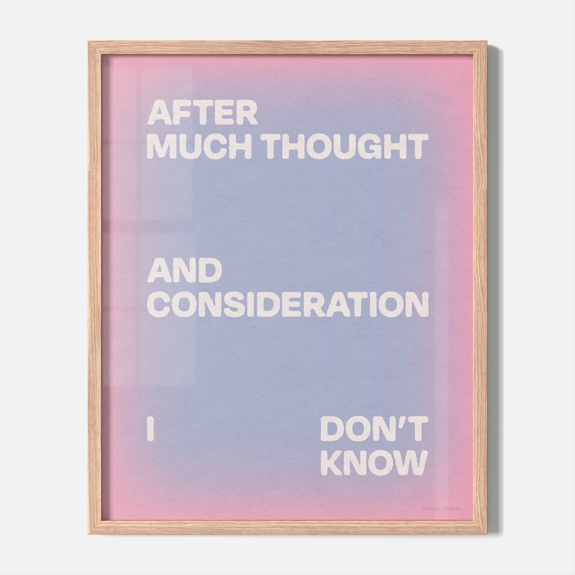 CONSIDERATION PRINT