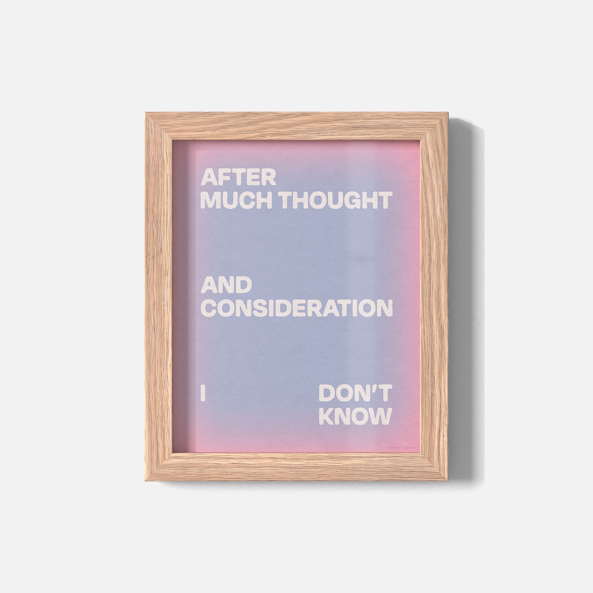 CONSIDERATION PRINT