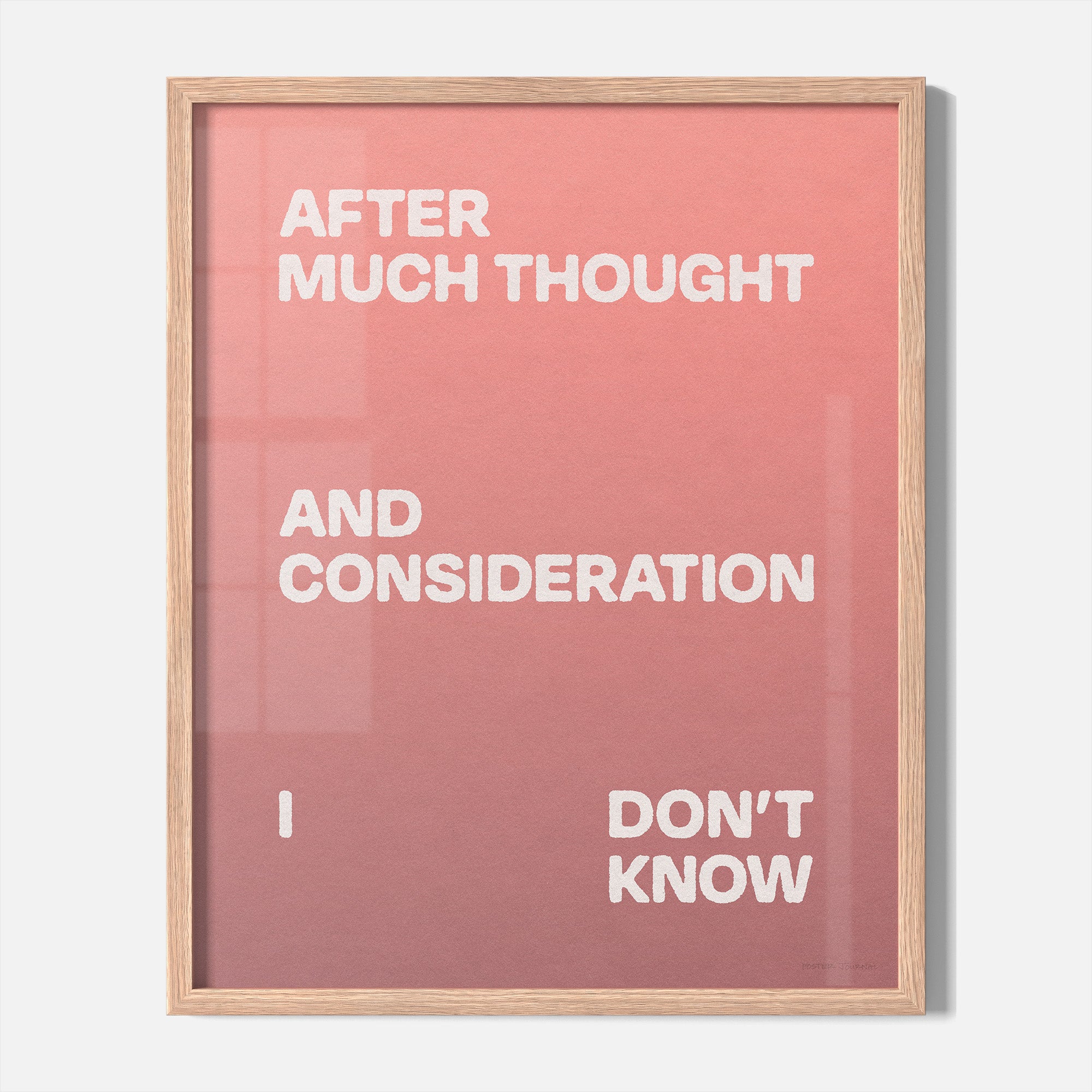 CONSIDERATION PRINT
