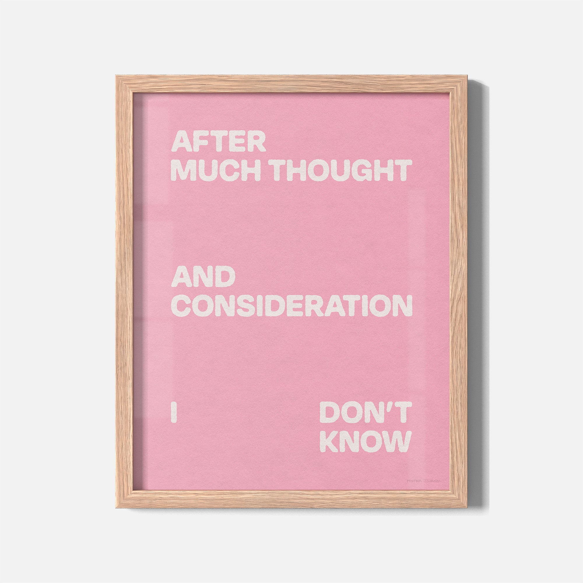 CONSIDERATION PRINT