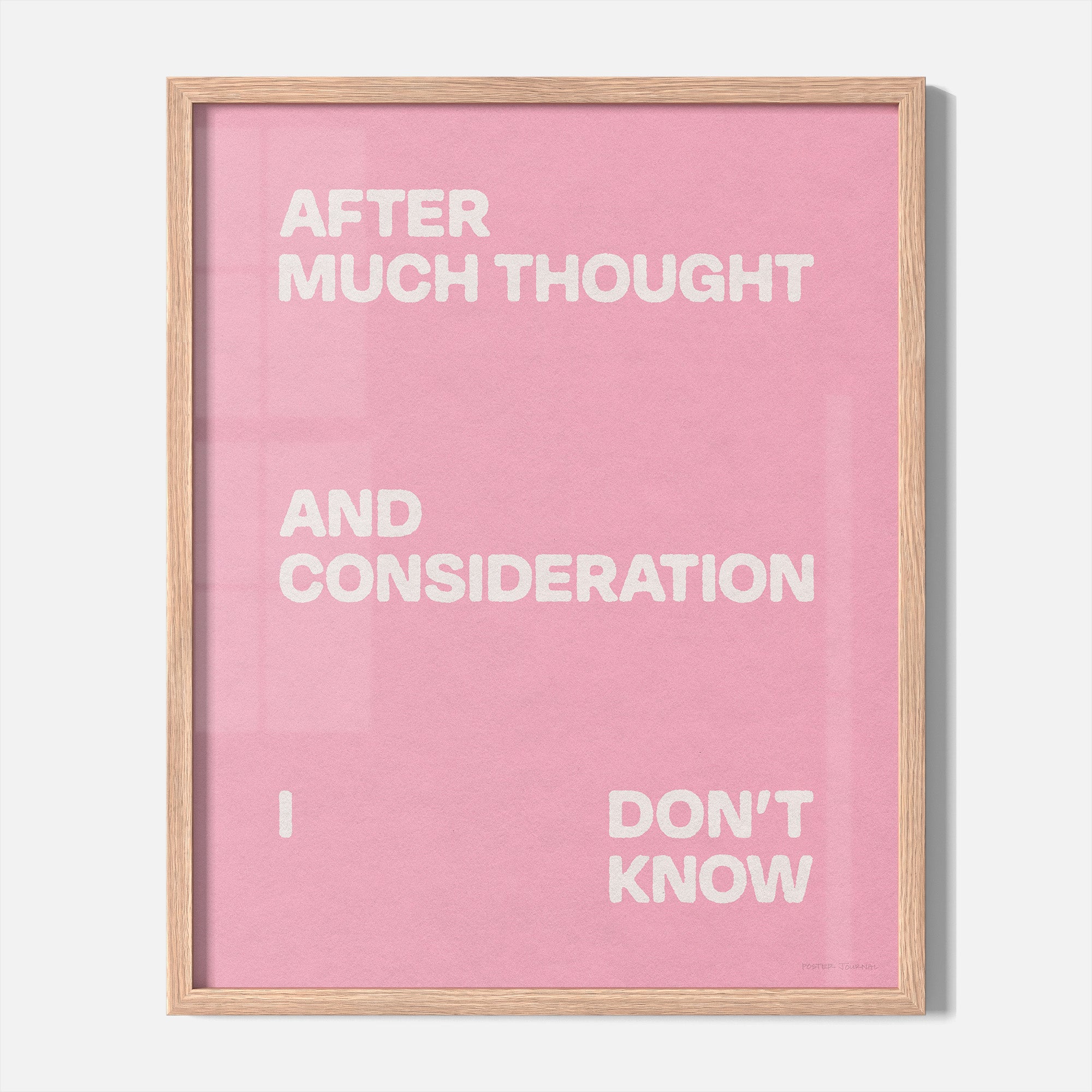 CONSIDERATION PRINT