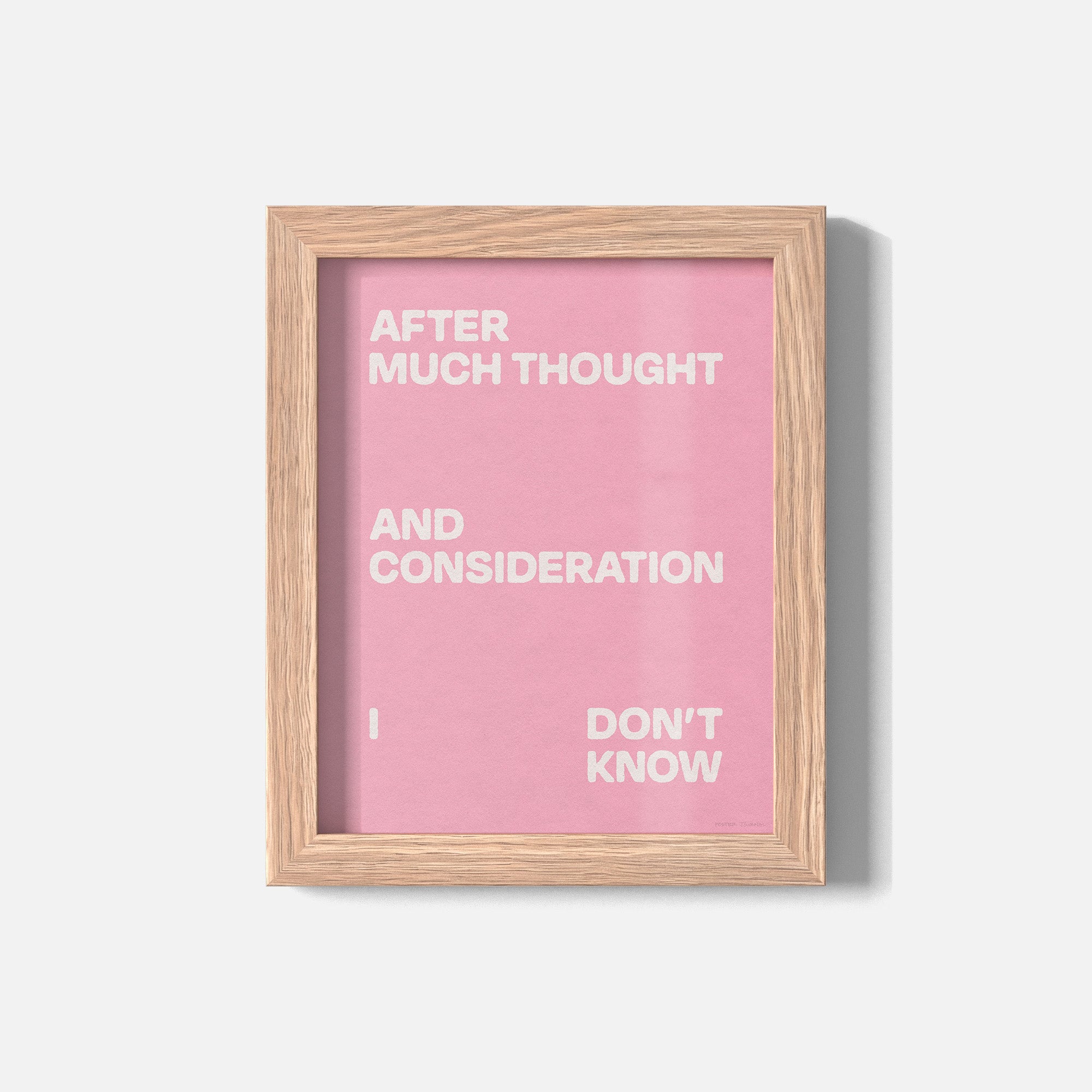 CONSIDERATION PRINT