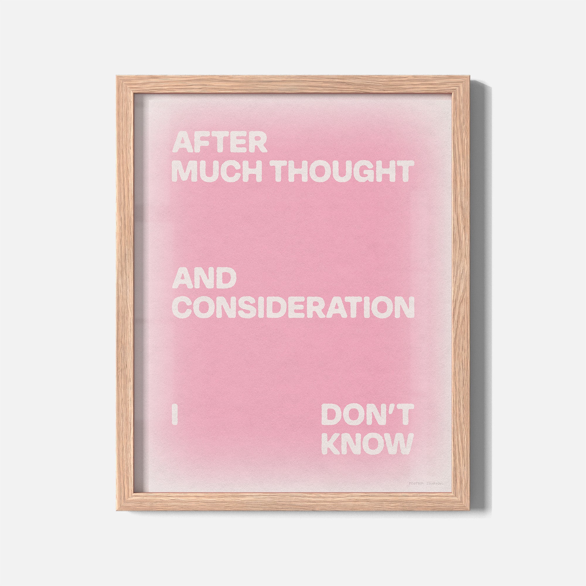 CONSIDERATION PRINT