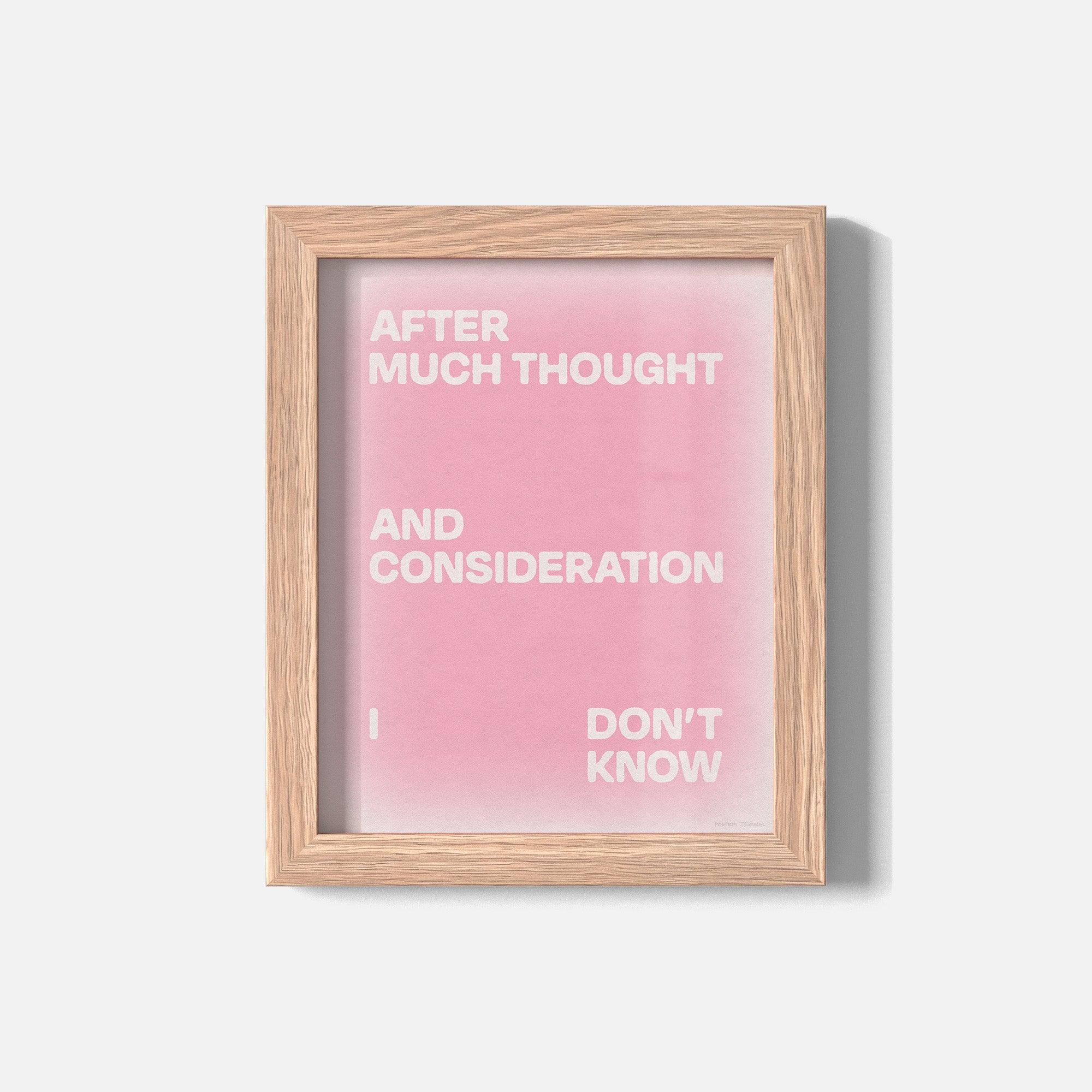 CONSIDERATION PRINT