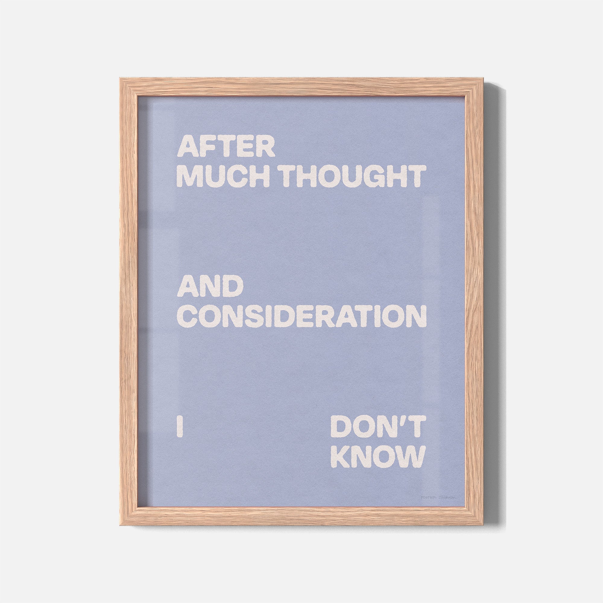 CONSIDERATION PRINT