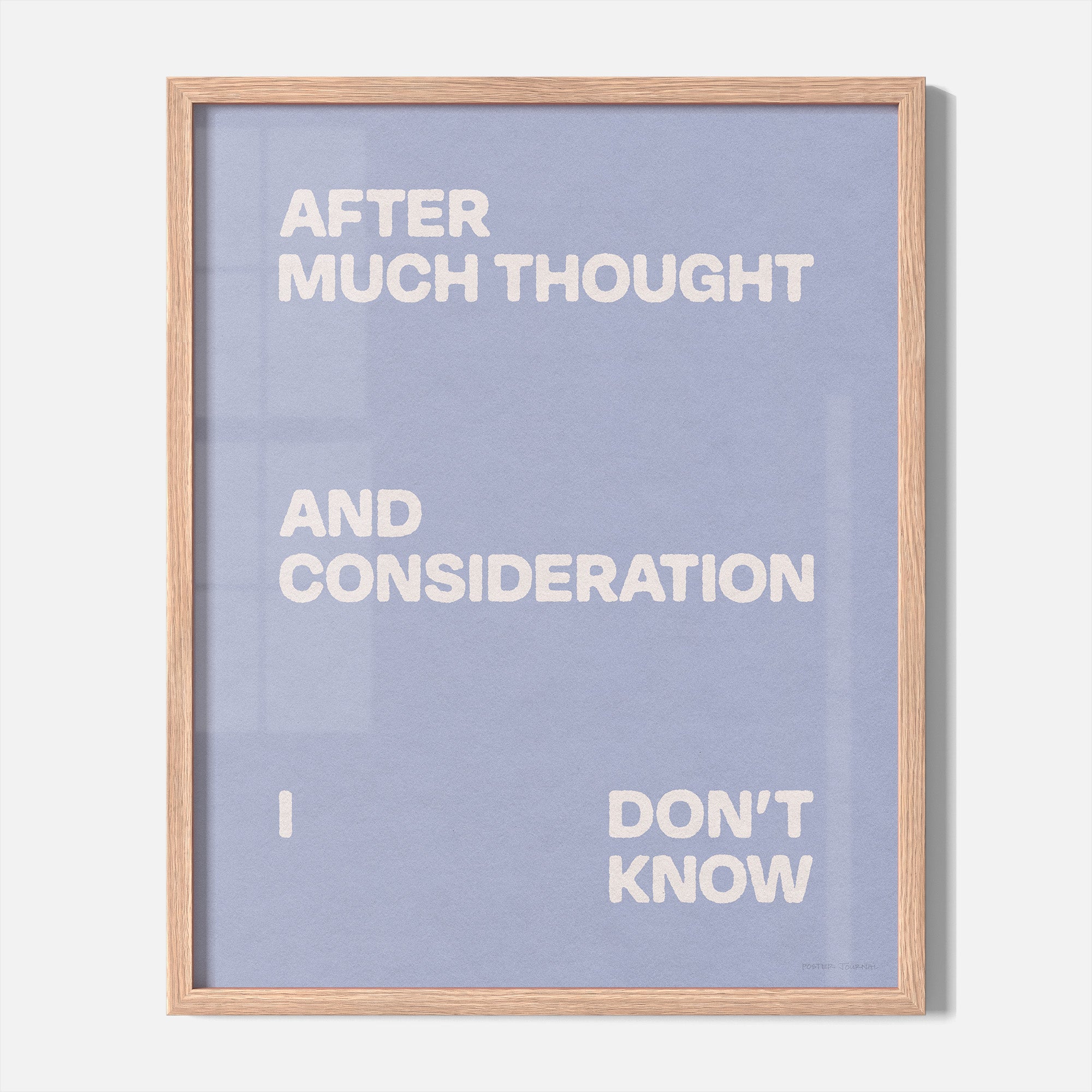 CONSIDERATION PRINT