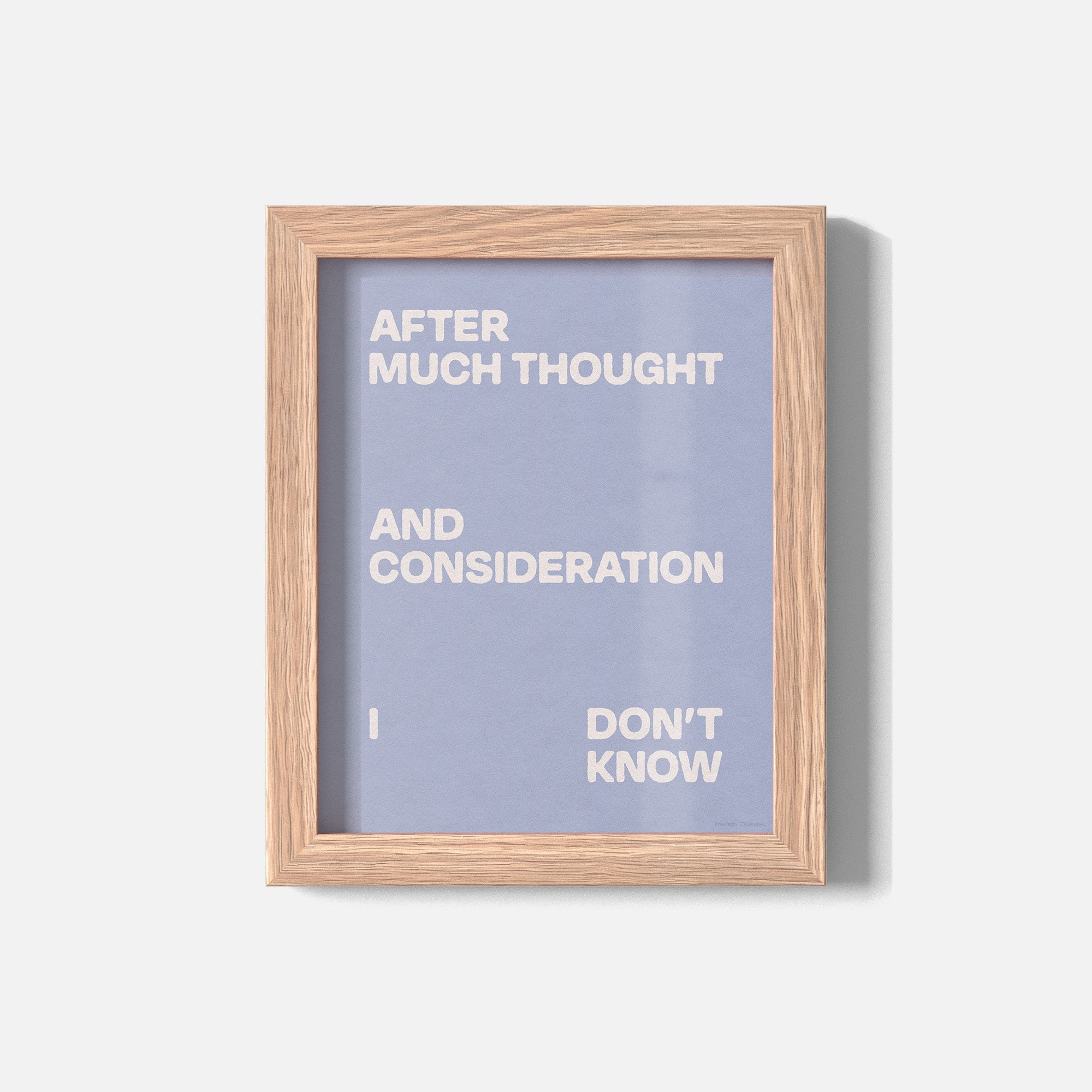 CONSIDERATION PRINT