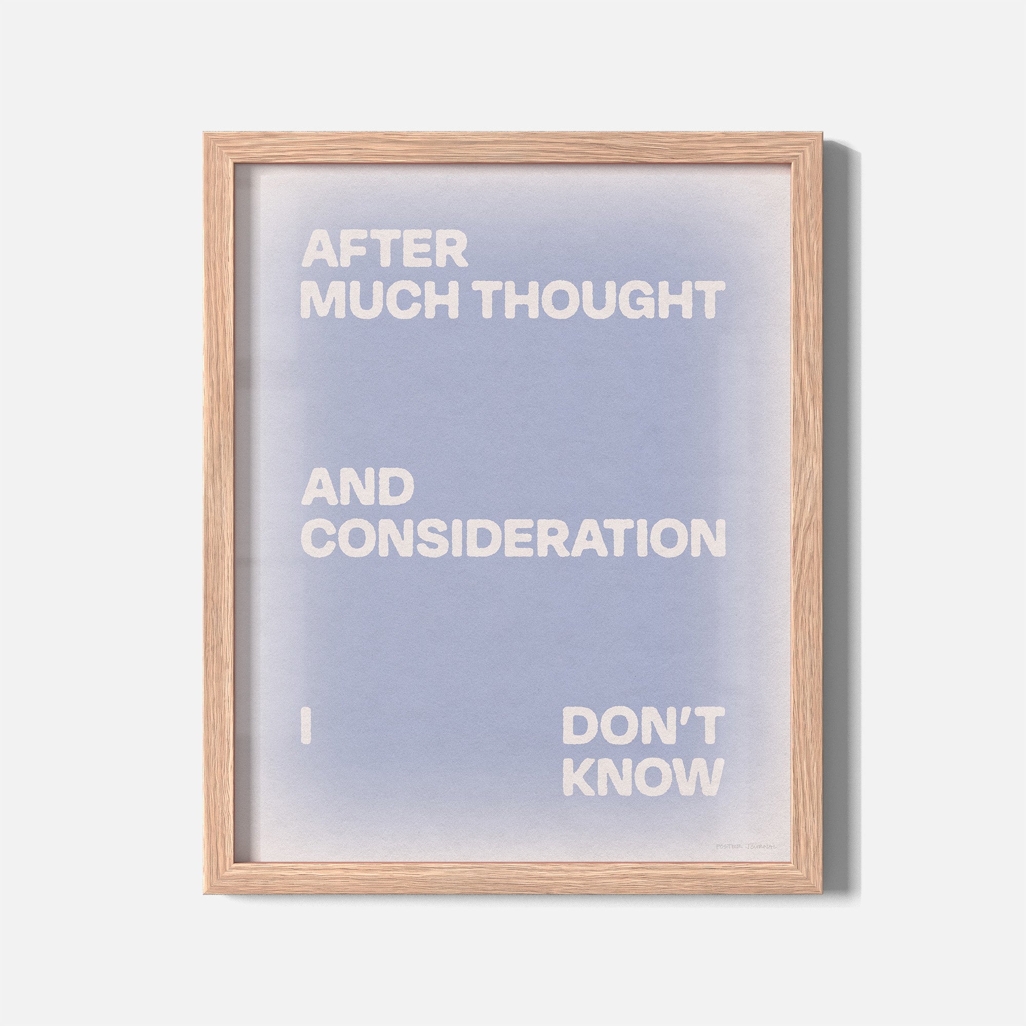 CONSIDERATION PRINT
