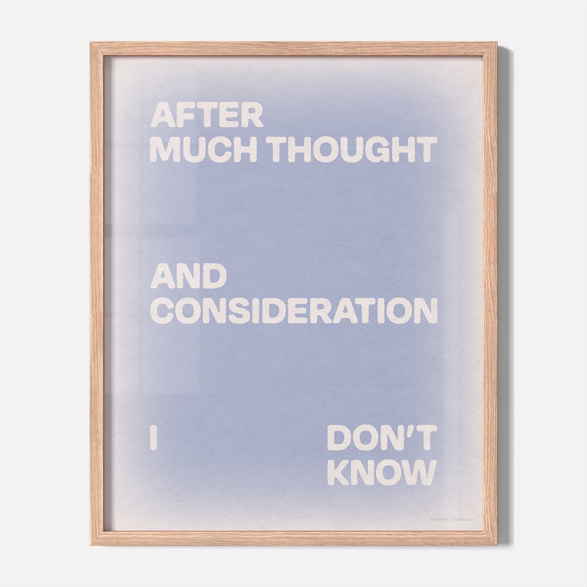 CONSIDERATION PRINT