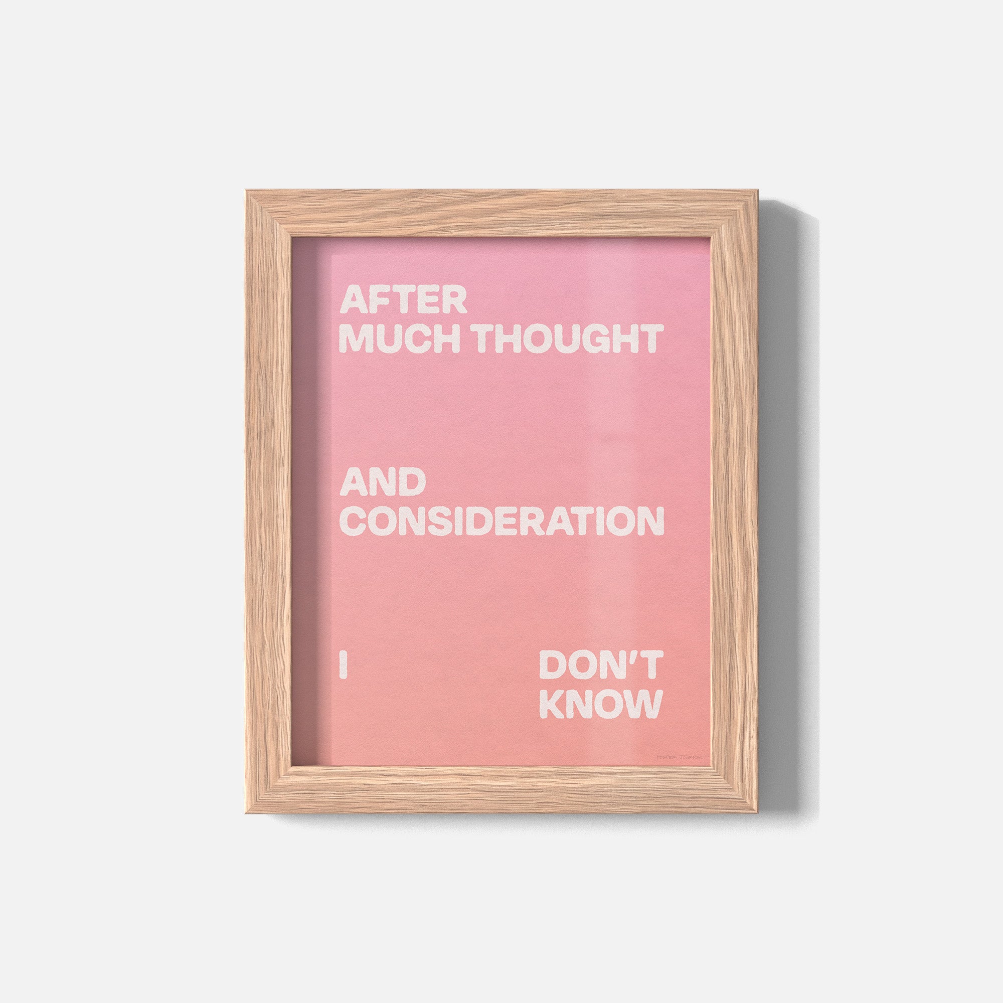 CONSIDERATION PRINT
