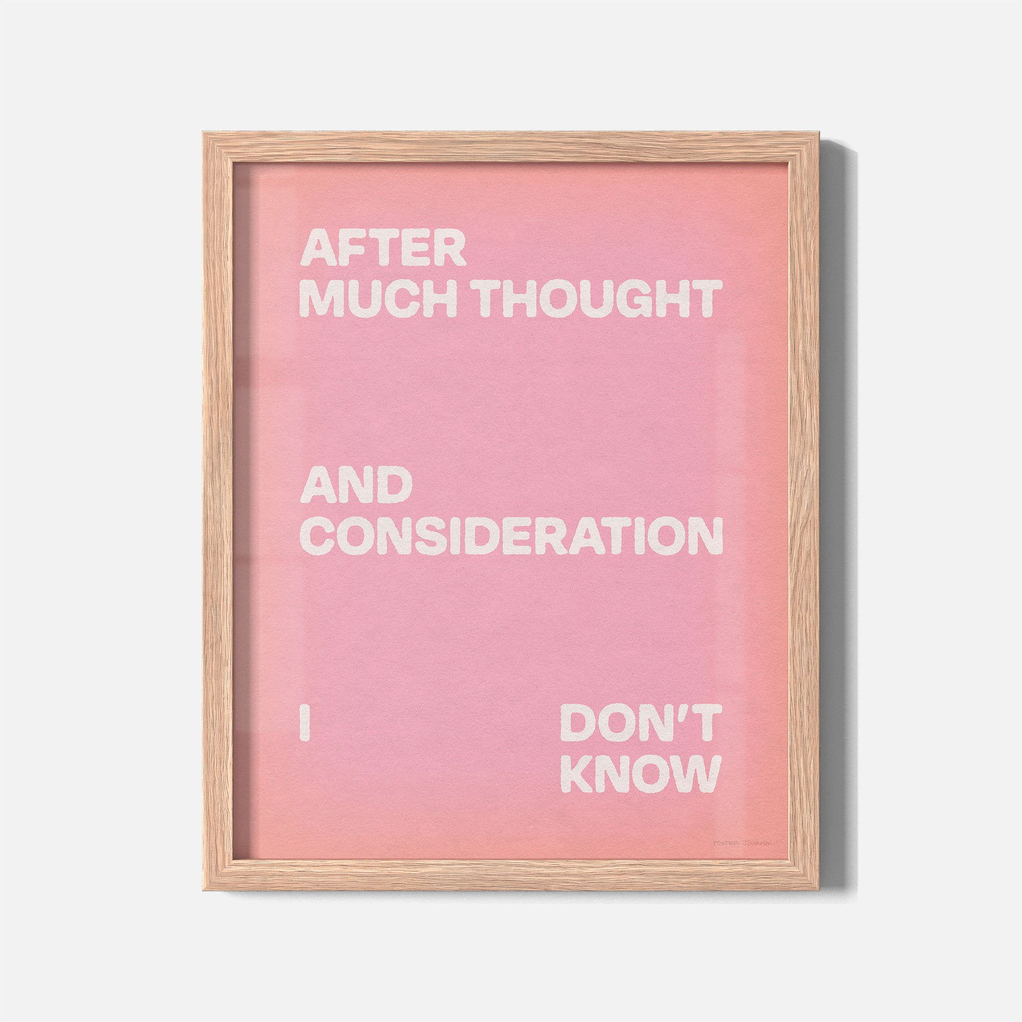 CONSIDERATION PRINT