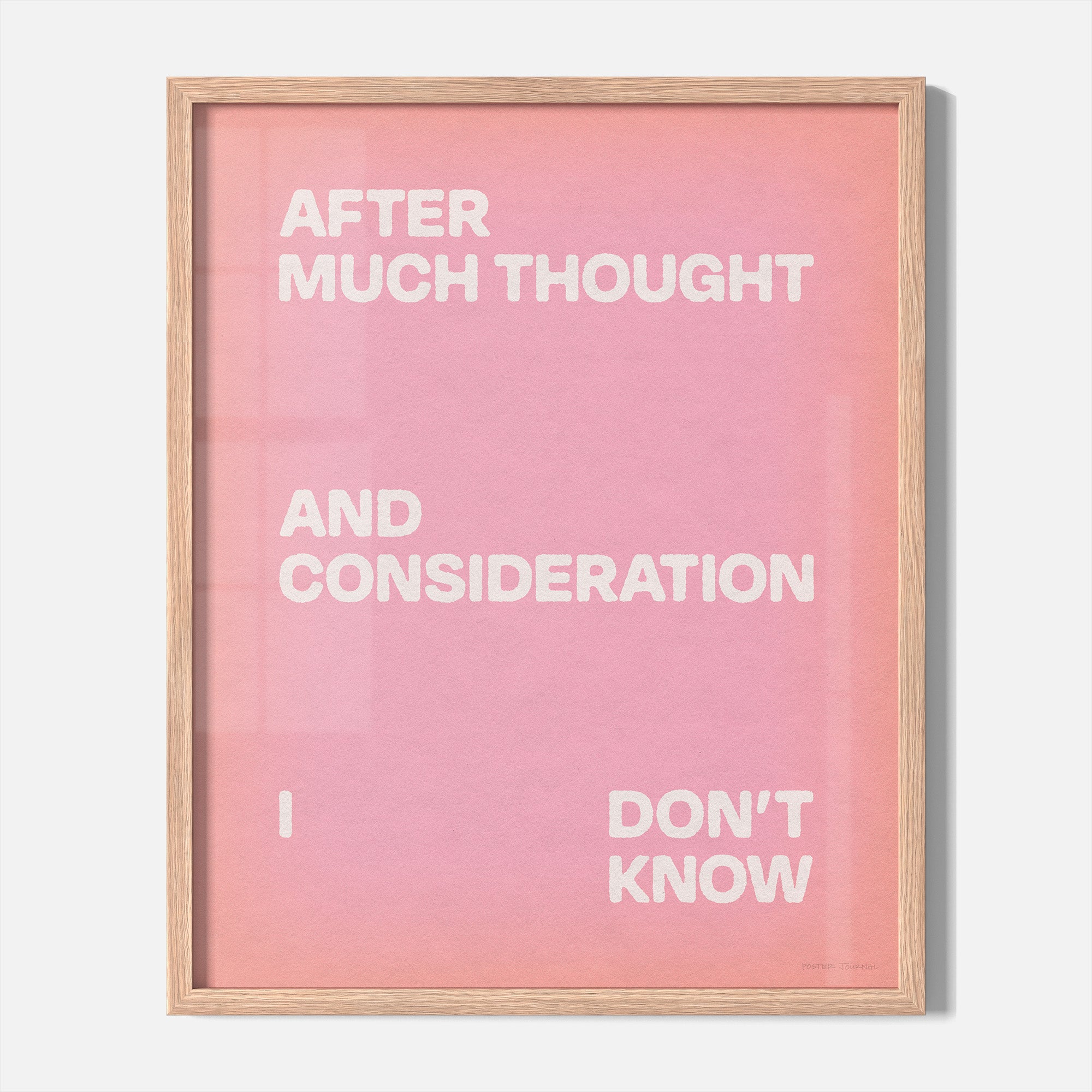 CONSIDERATION PRINT